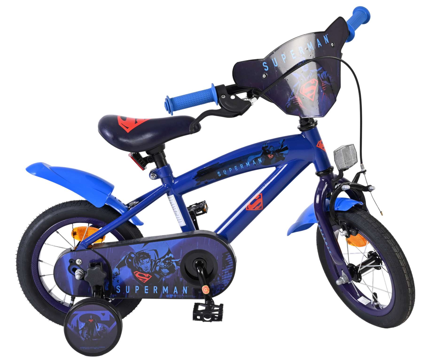 Superman Kinderfiets - Jongens - 12 inch - Blauw 10 Superman Kinderfiets - Jongens - 12 inch - Blauw - Afbeelding 10