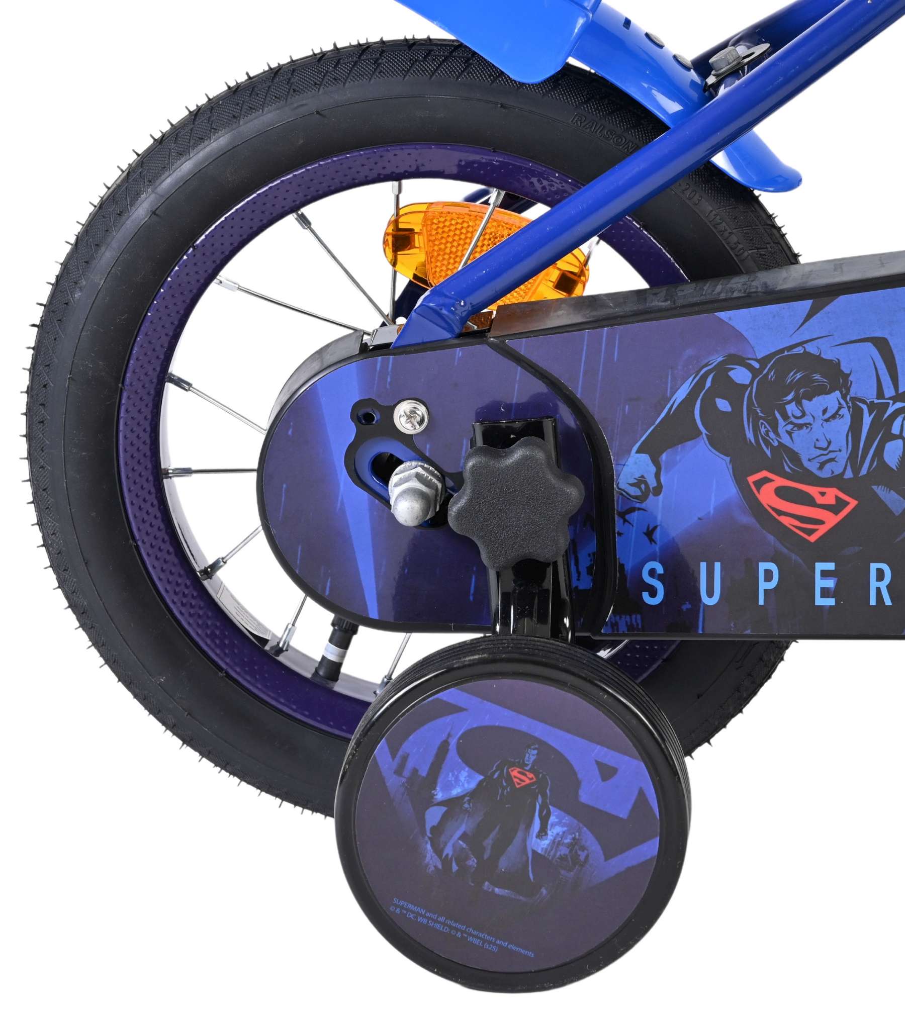 Superman Kinderfiets - Jongens - 12 inch - Blauw 2 Superman Kinderfiets - Jongens - 12 inch - Blauw - Afbeelding 2