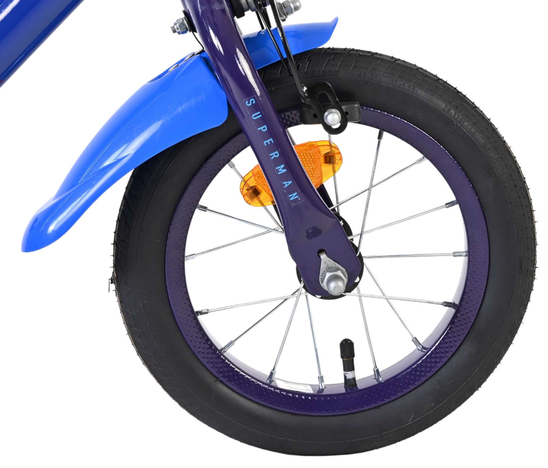 Superman Kinderfiets - Jongens - 12 inch - Blauw 3 Superman Kinderfiets - Jongens - 12 inch - Blauw - Afbeelding 3