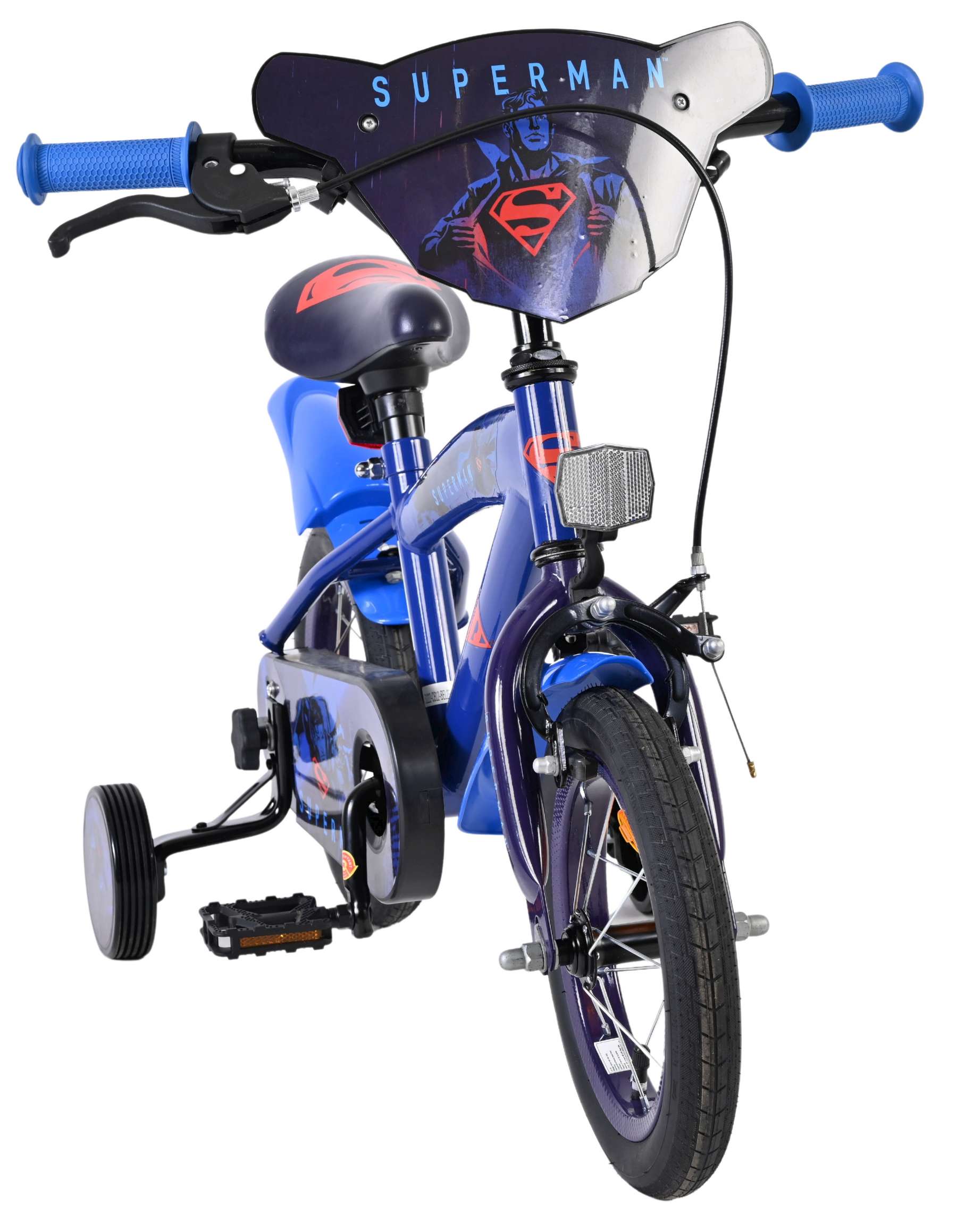 Superman Kinderfiets - Jongens - 12 inch - Blauw 5 Superman Kinderfiets - Jongens - 12 inch - Blauw - Afbeelding 5
