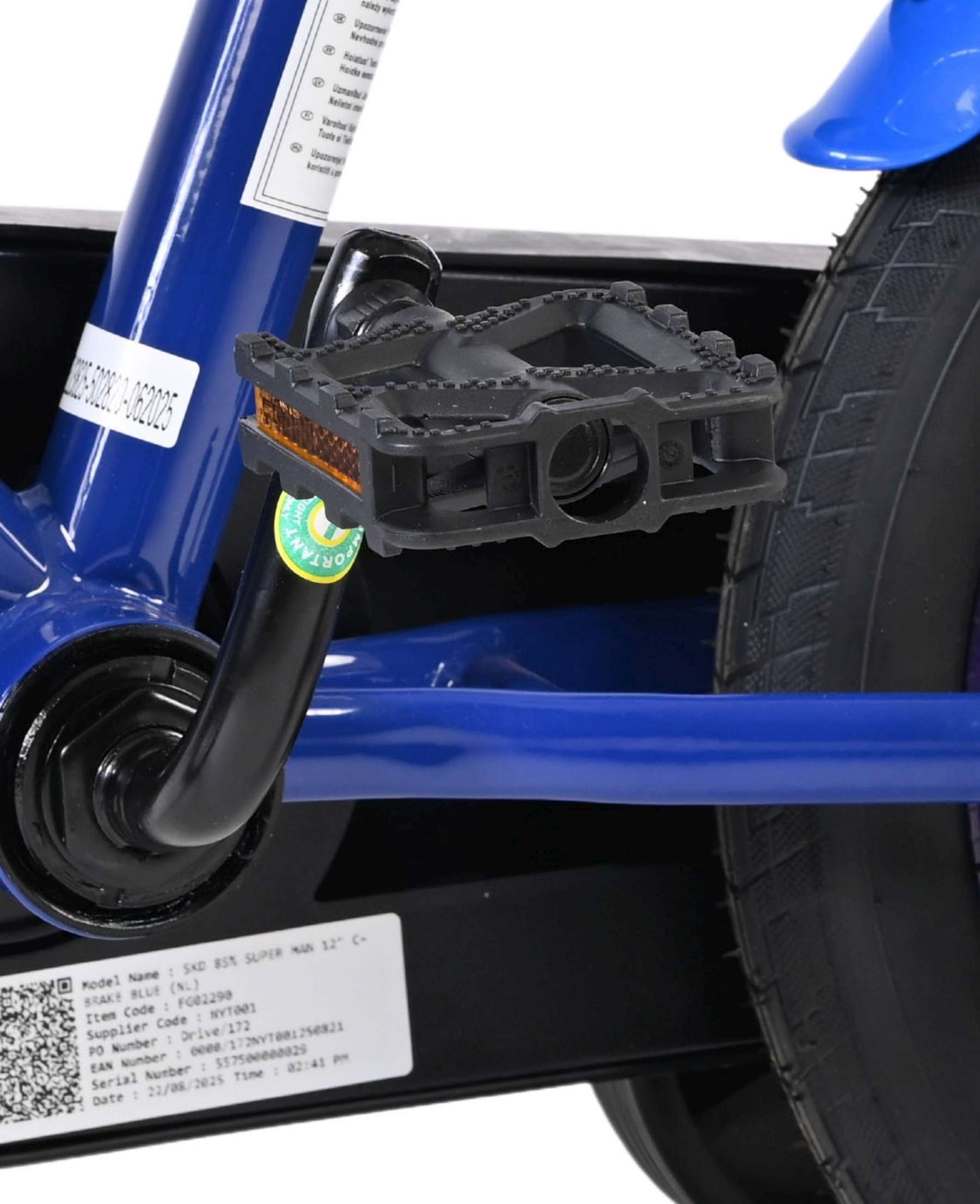 Superman Kinderfiets - Jongens - 12 inch - Blauw 9 Superman Kinderfiets - Jongens - 12 inch - Blauw - Afbeelding 9