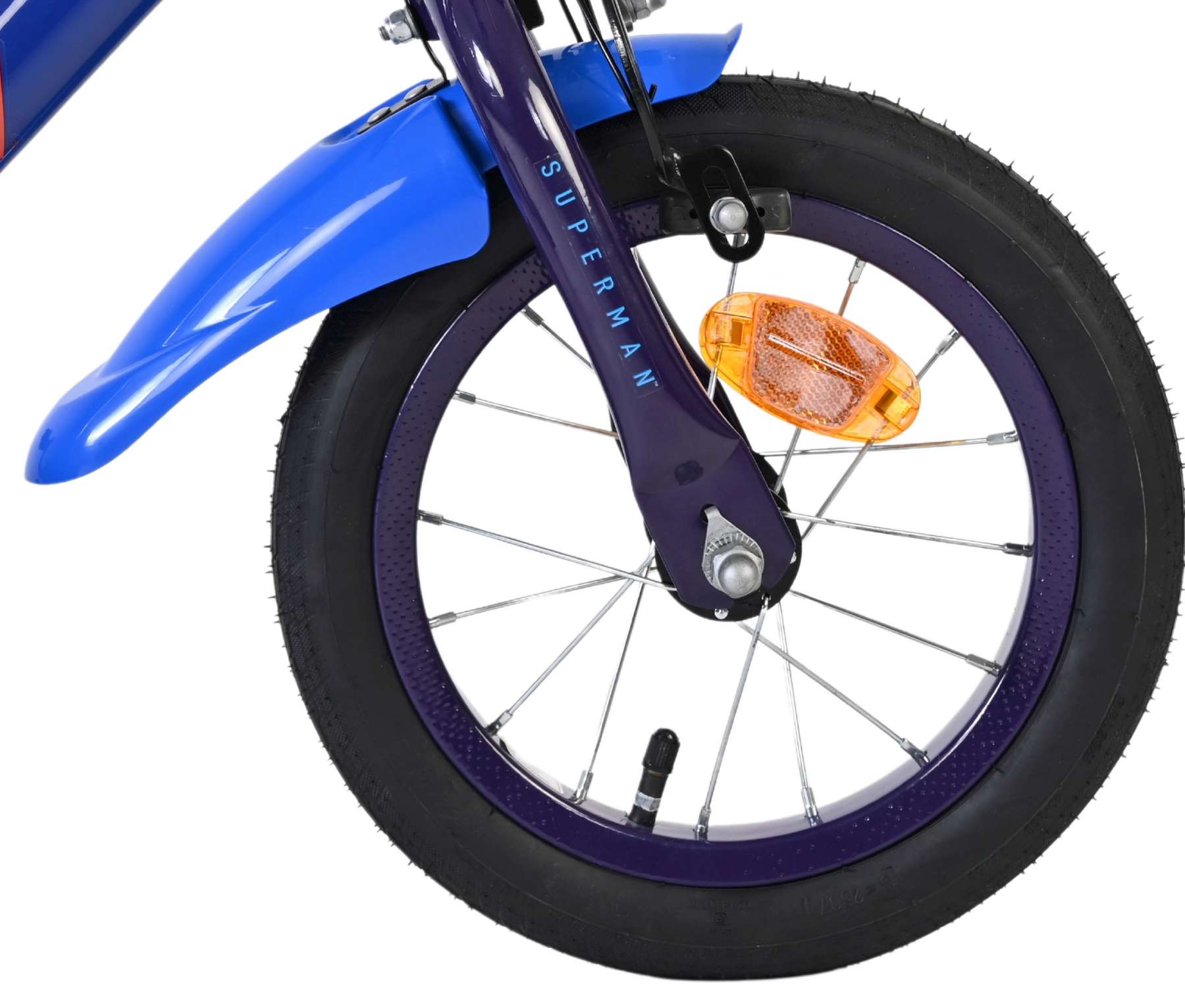 Superman Kinderfiets - Jongens - 12 inch - Blauw - Twee handremmen 3 Superman Kinderfiets - Jongens - 12 inch - Blauw - Twee handremmen - Afbeelding 3