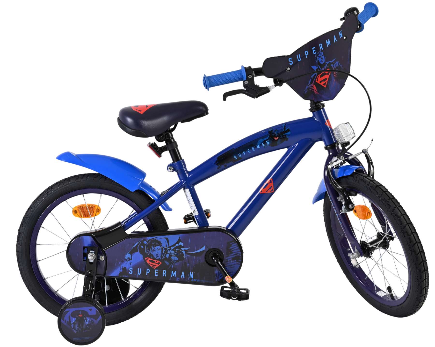 Superman Kinderfiets - Jongens - 16 inch - Blauw 10 Superman Kinderfiets - Jongens - 16 inch - Blauw - Afbeelding 10