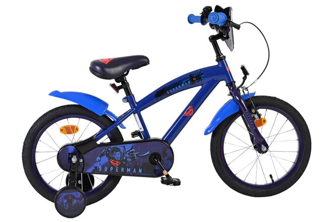Superman Kinderfiets - Jongens - 16 inch - Blauw 1 Superman Kinderfiets - Jongens - 16 inch - Blauw