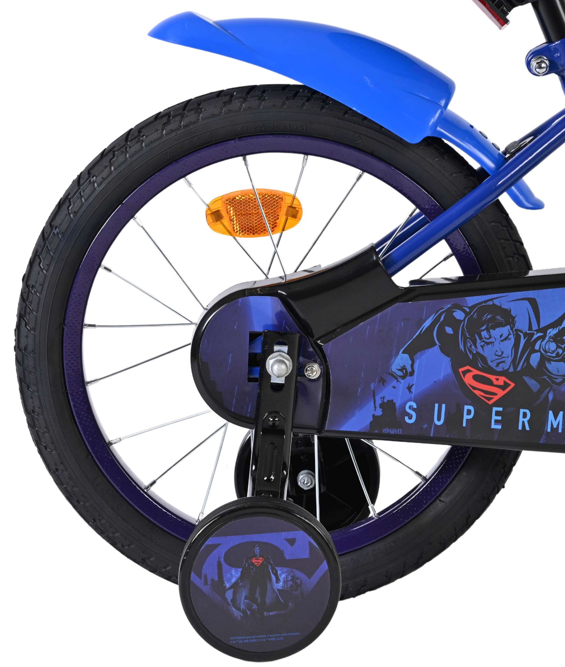 Superman Kinderfiets - Jongens - 16 inch - Blauw 2 Superman Kinderfiets - Jongens - 16 inch - Blauw - Afbeelding 2