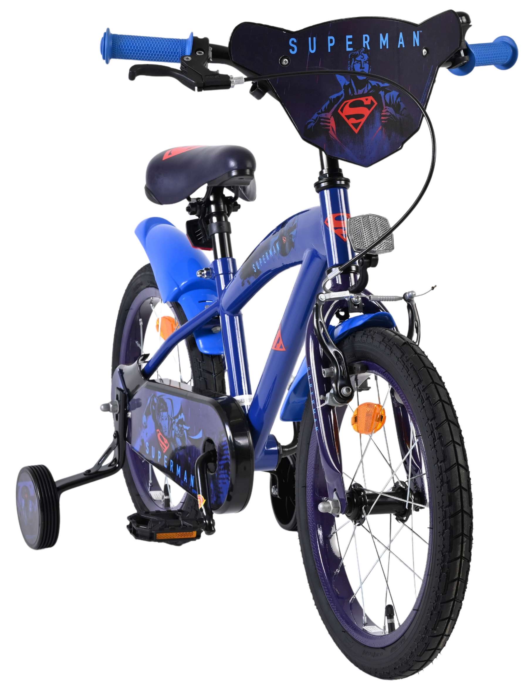 Superman Kinderfiets - Jongens - 16 inch - Blauw 5 Superman Kinderfiets - Jongens - 16 inch - Blauw - Afbeelding 5