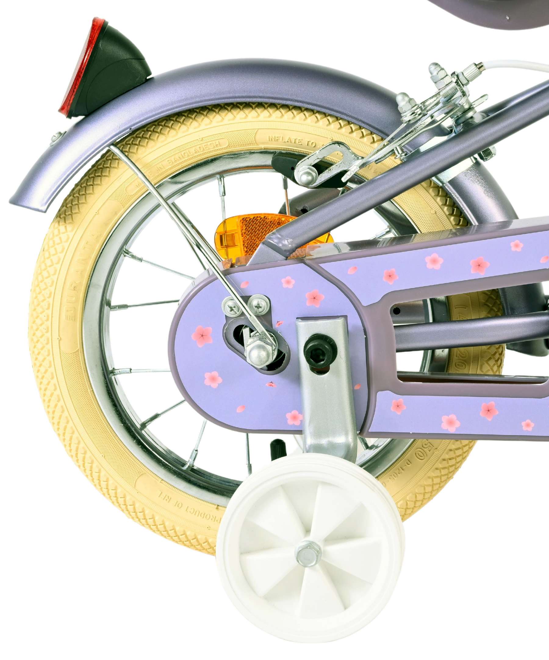 Volare Blossom Kinderfiets - Meisjes - 12 inch - Paars - Twee handremmen 2 Volare Blossom Kinderfiets - Meisjes - 12 inch - Paars - Twee handremmen - Afbeelding 2