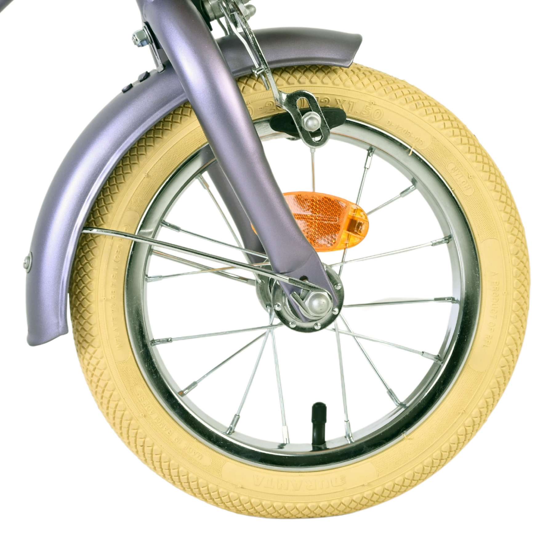 Volare Blossom Kinderfiets - Meisjes - 12 inch - Paars 3 Volare Blossom Kinderfiets - Meisjes - 12 inch - Paars - Afbeelding 3