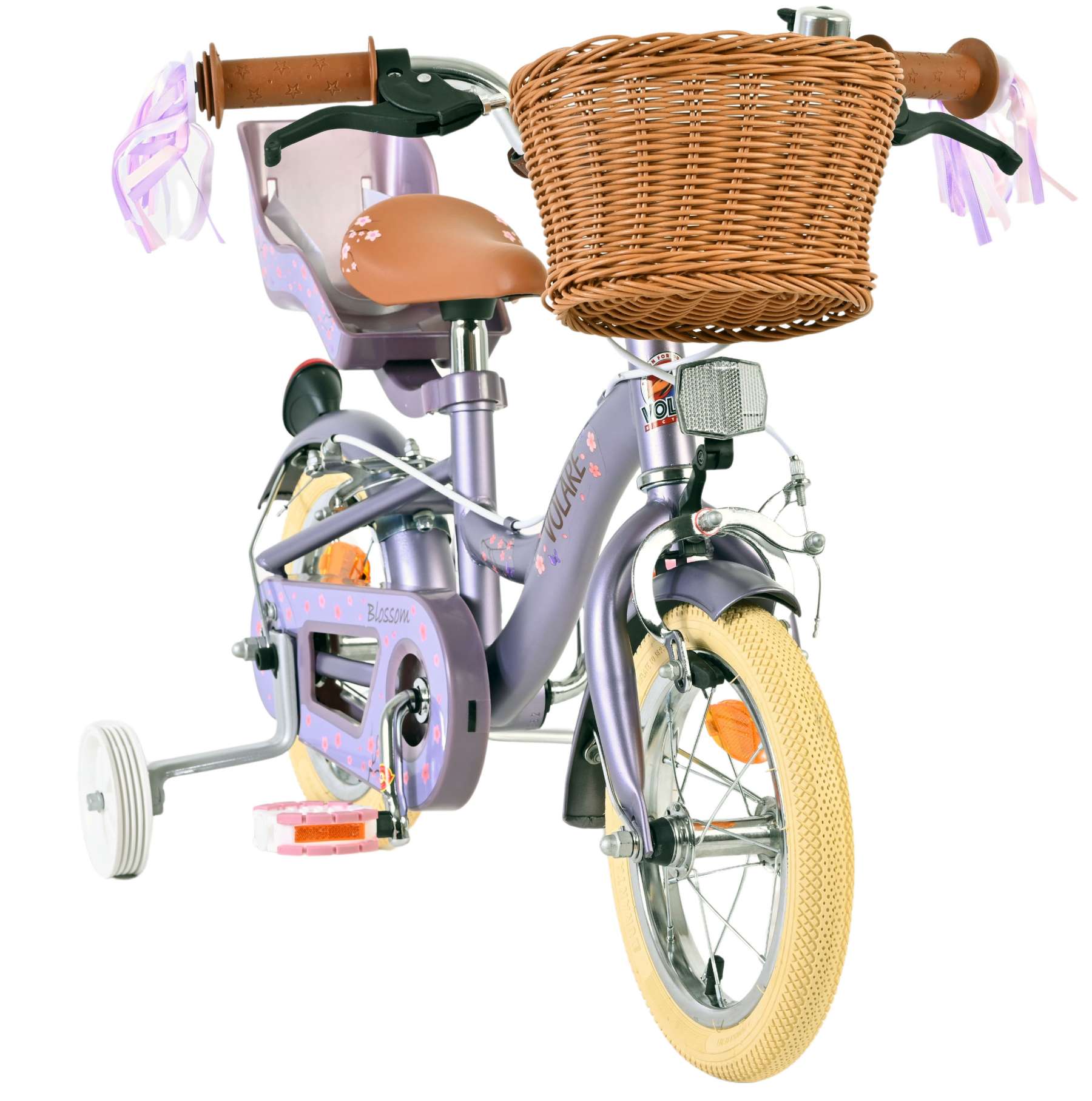 Volare Blossom Kinderfiets - Meisjes - 12 inch - Paars - Twee handremmen 5 Volare Blossom Kinderfiets - Meisjes - 12 inch - Paars - Twee handremmen - Afbeelding 5