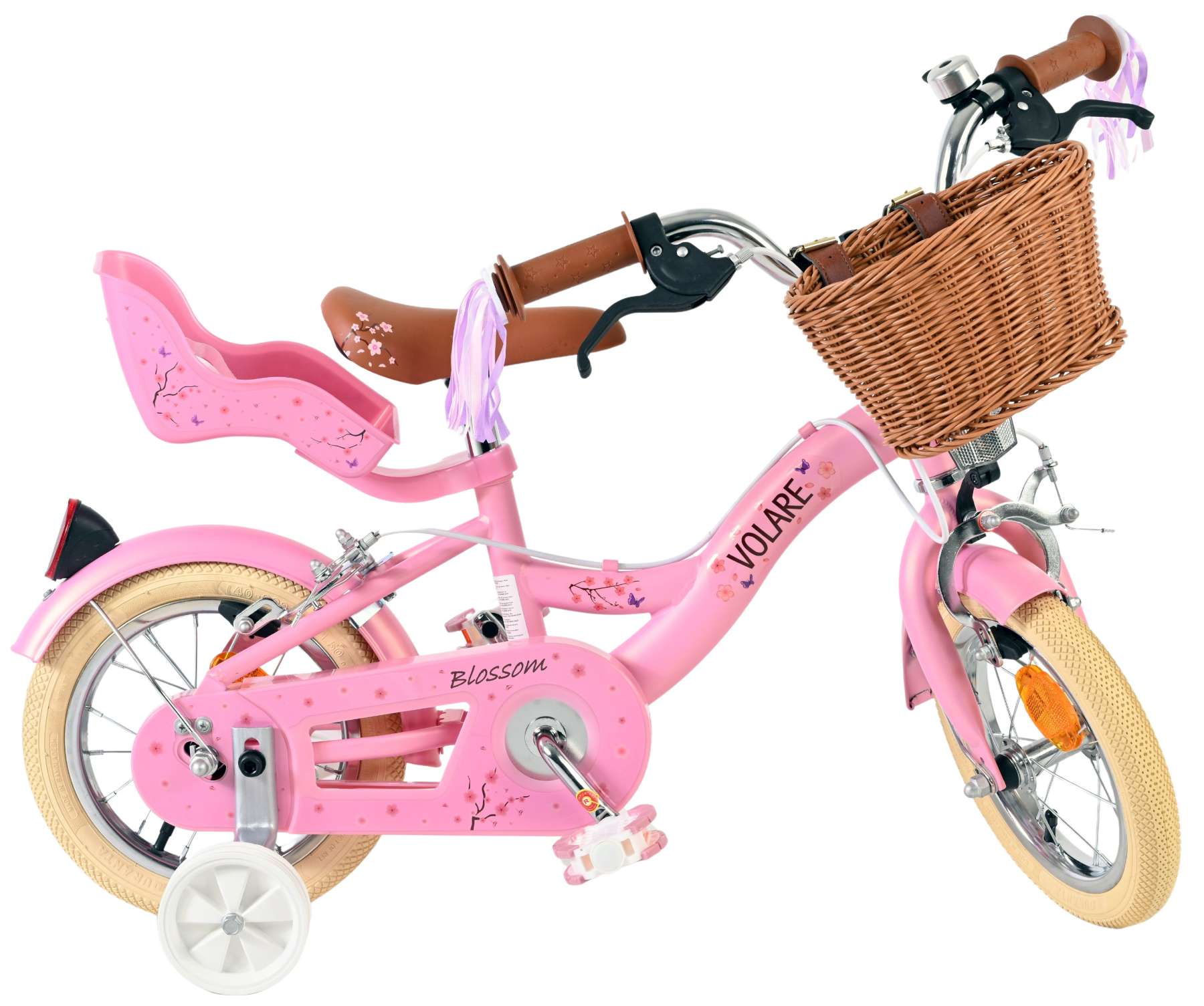 Volare Blossom Kinderfiets - Meisjes - 12 inch - Roze - Twee handremmen 10 Volare Blossom Kinderfiets - Meisjes - 12 inch - Roze - Twee handremmen - Afbeelding 10