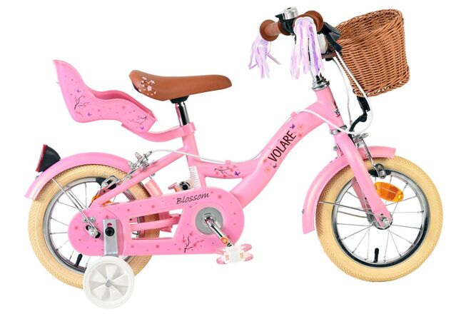 Volare Blossom Kinderfiets - Meisjes - 12 inch - Roze - Twee handremmen 1 Volare Blossom Kinderfiets - Meisjes - 12 inch - Roze - Twee handremmen