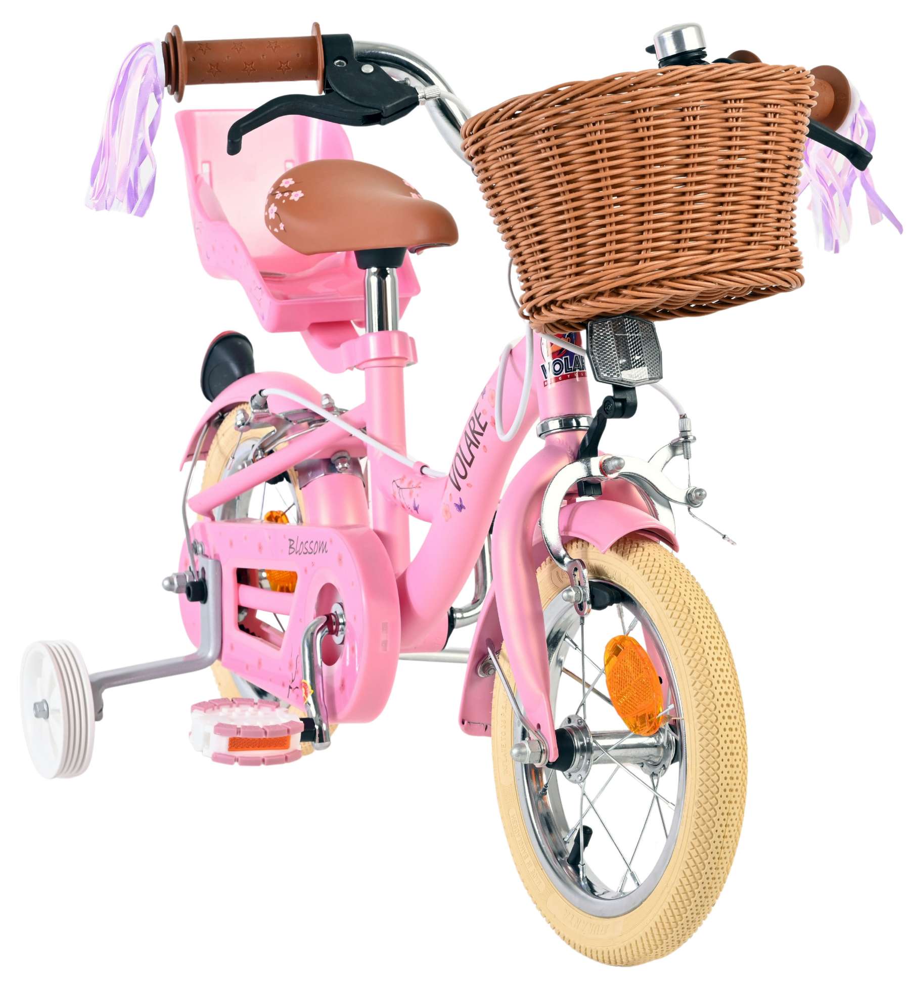 Volare Blossom Kinderfiets - Meisjes - 12 inch - Roze - Twee handremmen 5 Volare Blossom Kinderfiets - Meisjes - 12 inch - Roze - Twee handremmen - Afbeelding 5