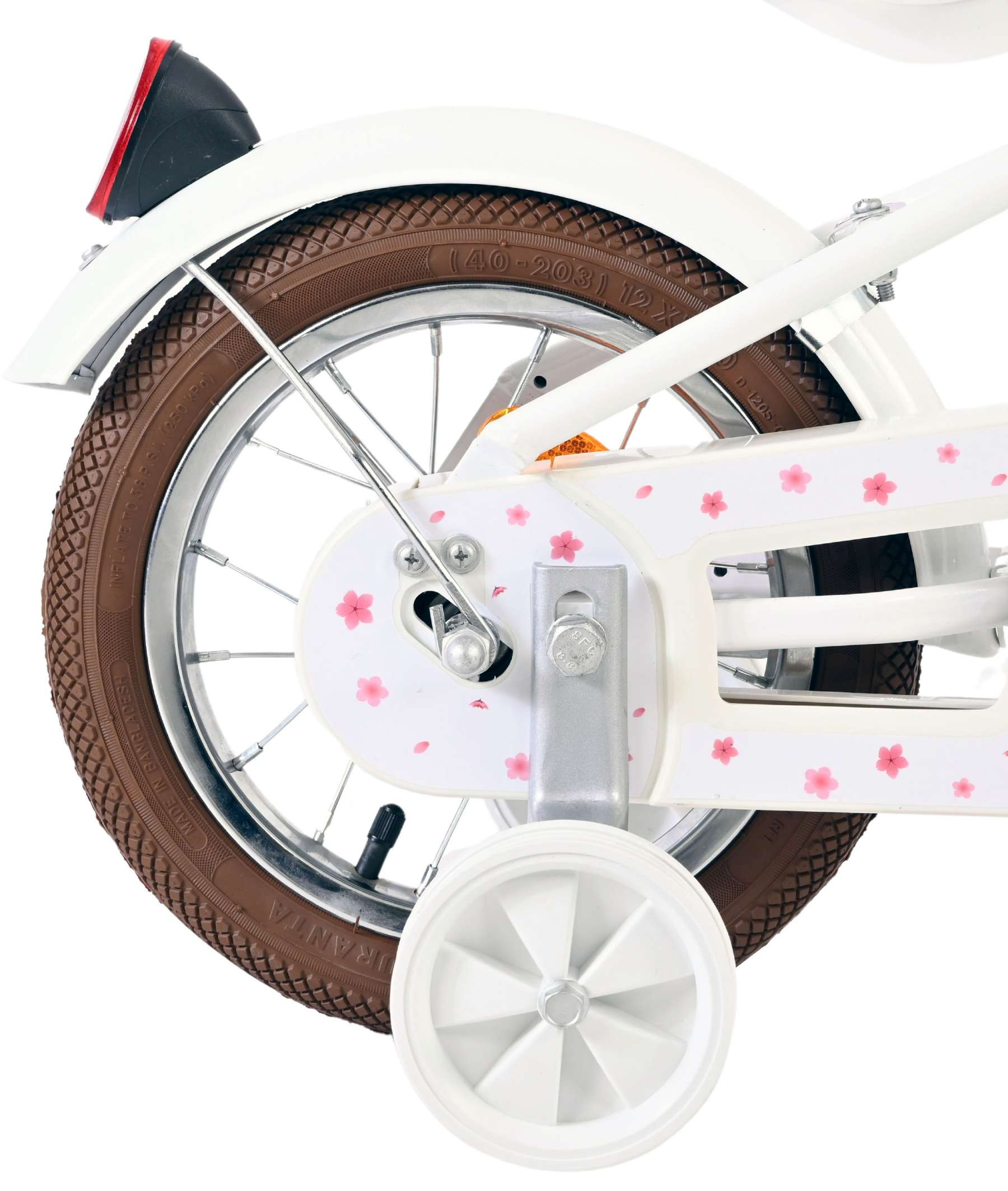 Volare Blossom Kinderfiets - Meisjes - 12 inch - Wit 2 Volare Blossom Kinderfiets - Meisjes - 12 inch - Wit - Afbeelding 2