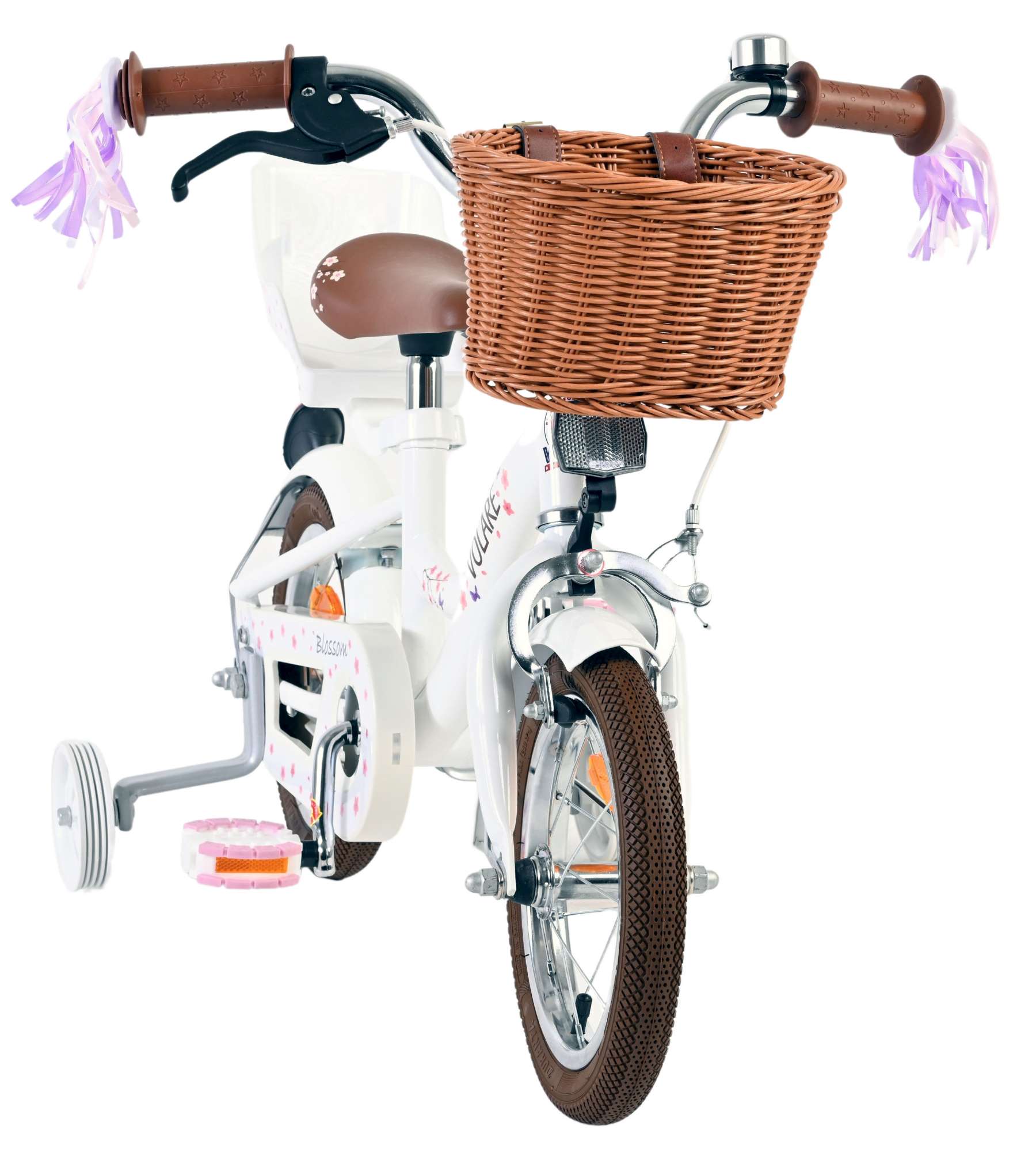 Volare Blossom Kinderfiets - Meisjes - 12 inch - Wit 5 Volare Blossom Kinderfiets - Meisjes - 12 inch - Wit - Afbeelding 5