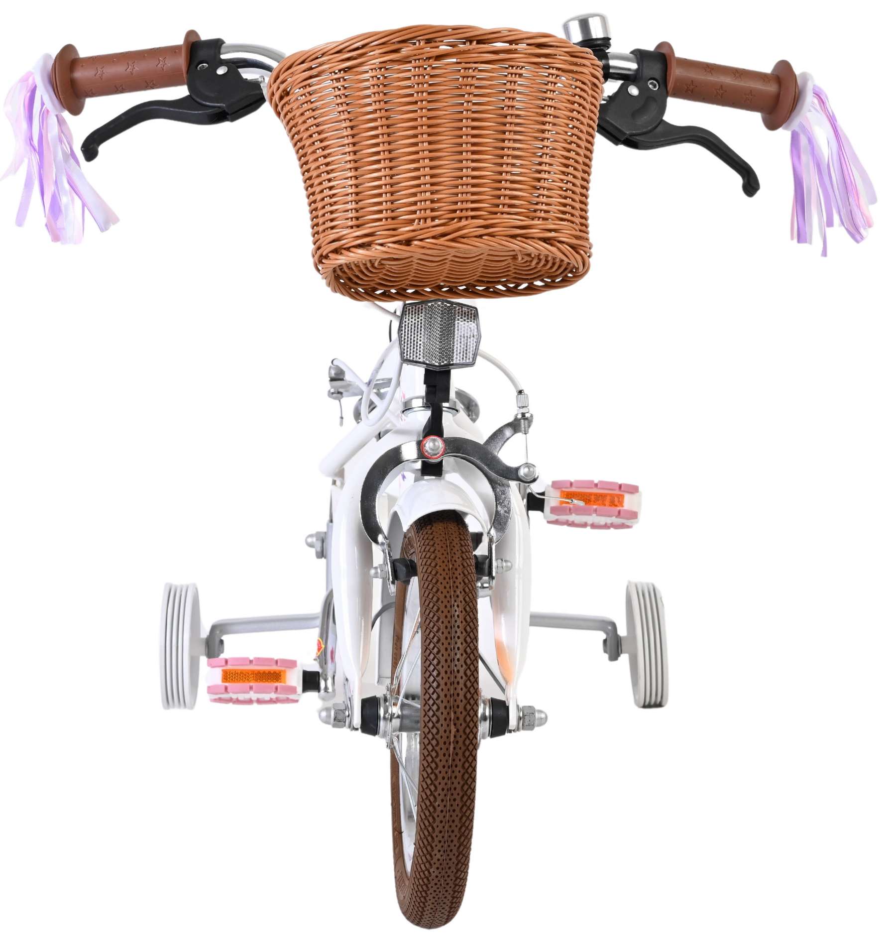 Volare Blossom Kinderfiets - Meisjes - 12 inch - Wit - Twee handremmen 6 Volare Blossom Kinderfiets - Meisjes - 12 inch - Wit - Twee handremmen - Afbeelding 6