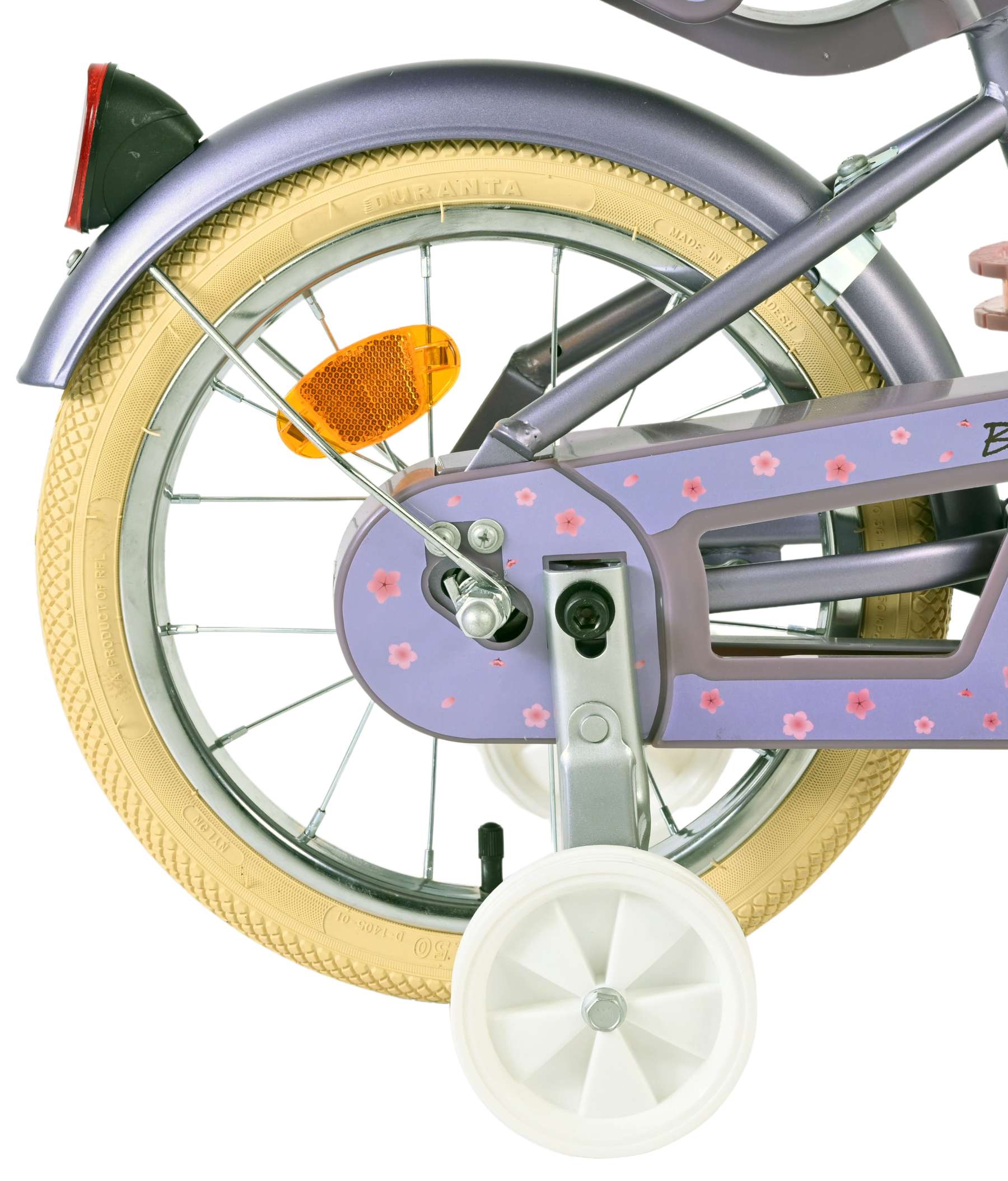 Volare Blossom Kinderfiets - Meisjes - 14 inch - Paars 2 Volare Blossom Kinderfiets - Meisjes - 14 inch - Paars - Afbeelding 2