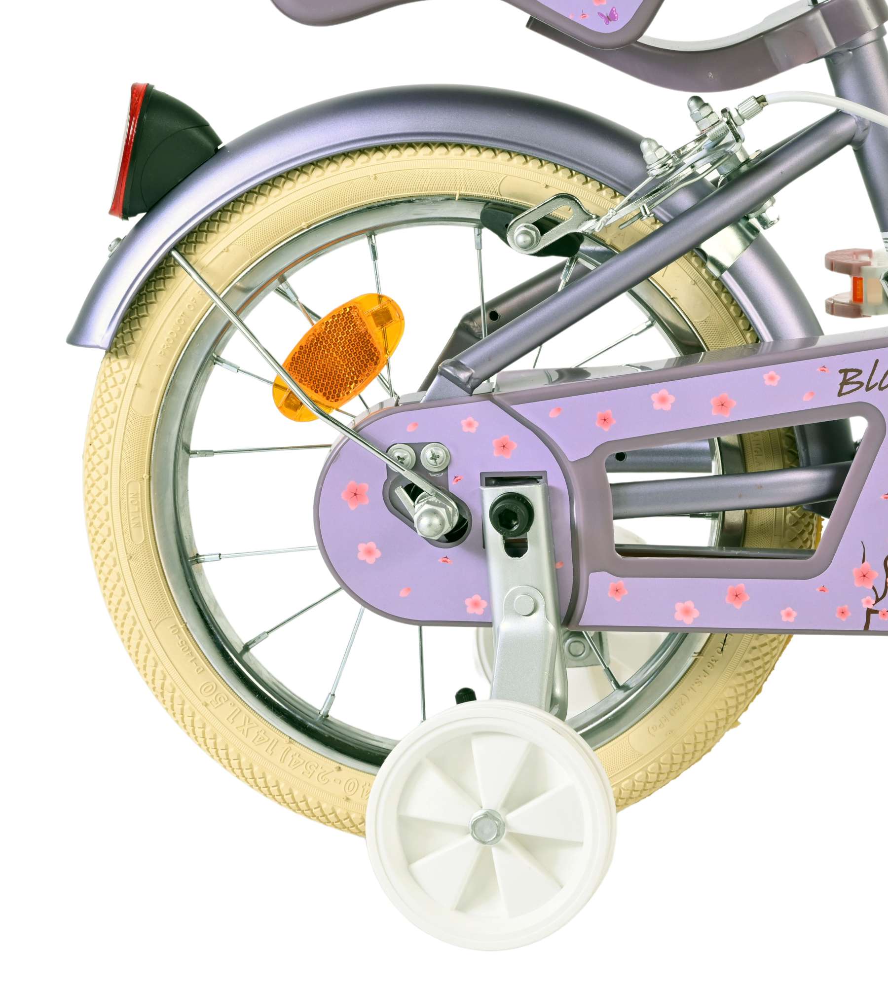 Volare Blossom Kinderfiets - Meisjes - 14 inch - Paars - Twee Handremmen 2 Volare Blossom Kinderfiets - Meisjes - 14 inch - Paars - Twee Handremmen - Afbeelding 2