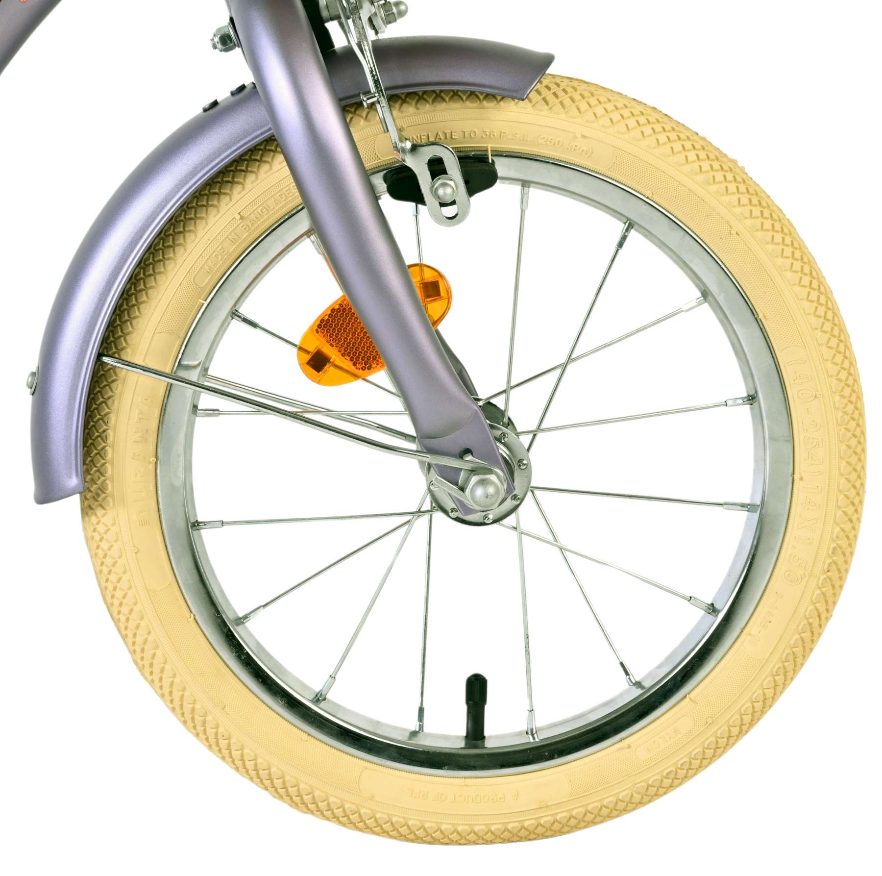 Volare Blossom Kinderfiets - Meisjes - 14 inch - Paars - Twee Handremmen 3 Volare Blossom Kinderfiets - Meisjes - 14 inch - Paars - Twee Handremmen - Afbeelding 3