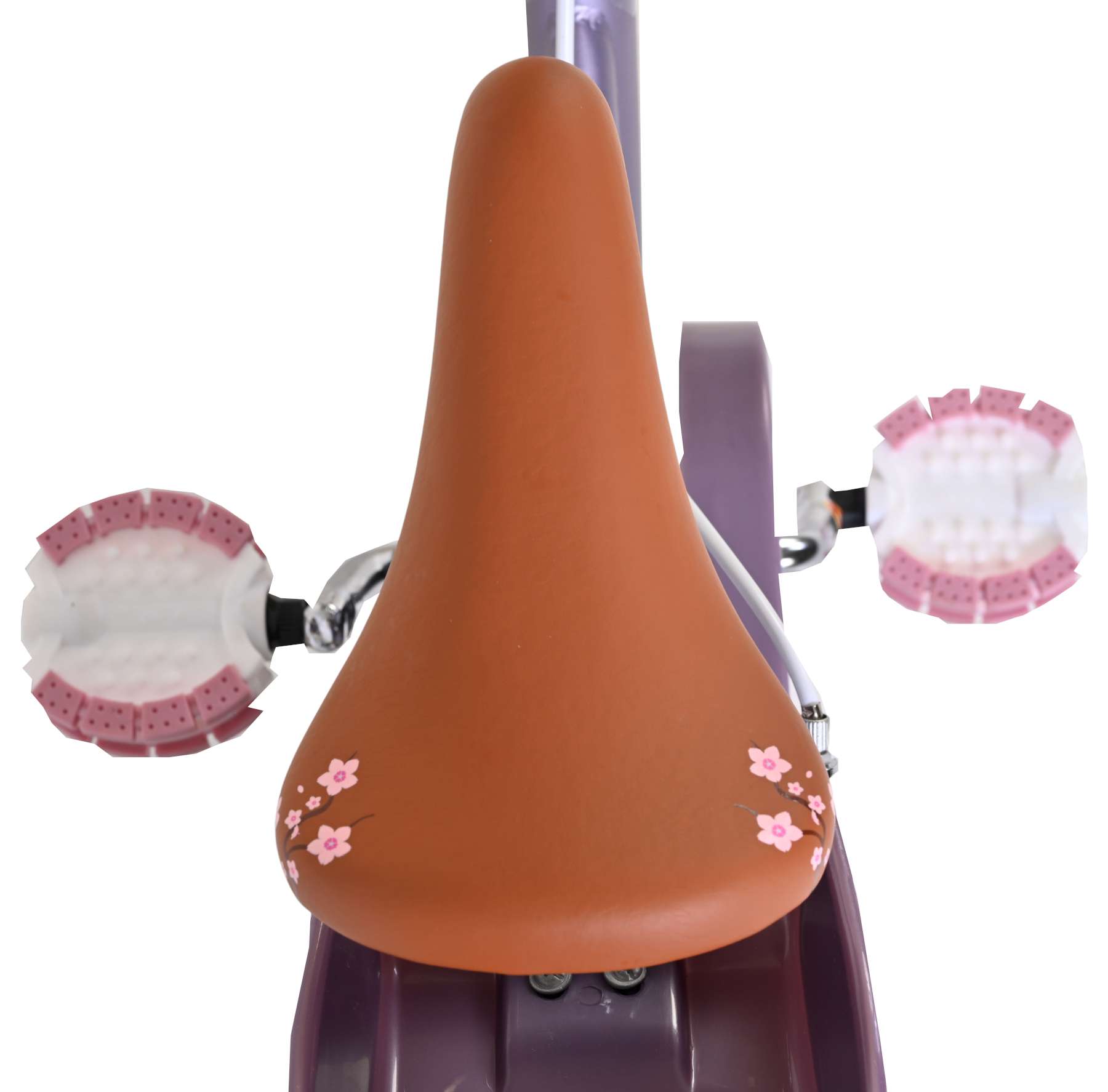 Volare Blossom Kinderfiets - Meisjes - 14 inch - Paars - Twee Handremmen 4 Volare Blossom Kinderfiets - Meisjes - 14 inch - Paars - Twee Handremmen - Afbeelding 4