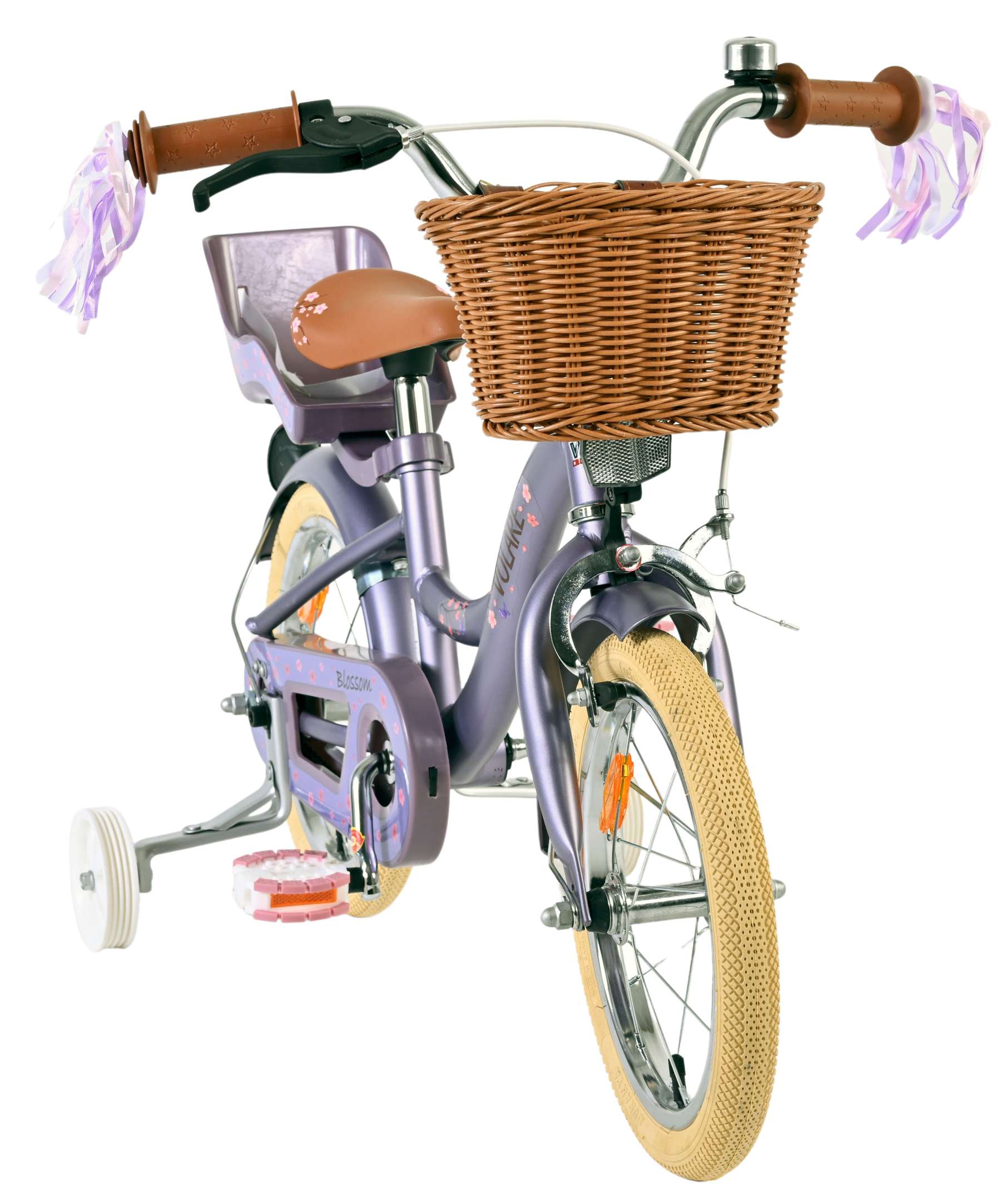 Volare Blossom Kinderfiets - Meisjes - 14 inch - Paars 5 Volare Blossom Kinderfiets - Meisjes - 14 inch - Paars - Afbeelding 5