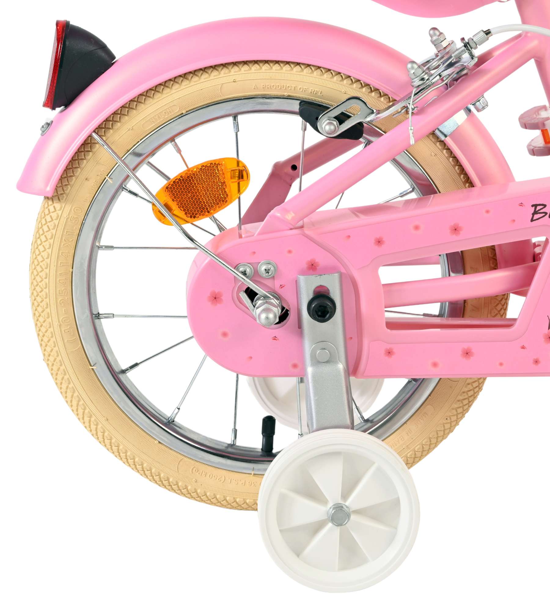 Volare Blossom Kinderfiets - Meisjes - 14 inch - Roze - Twee Handremmen 2 Volare Blossom Kinderfiets - Meisjes - 14 inch - Roze - Twee Handremmen - Afbeelding 2