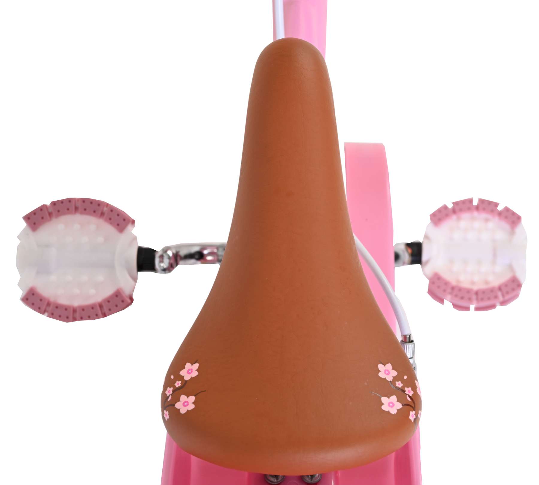 Volare Blossom Kinderfiets - Meisjes - 14 inch - Roze - Twee Handremmen 4 Volare Blossom Kinderfiets - Meisjes - 14 inch - Roze - Twee Handremmen - Afbeelding 4
