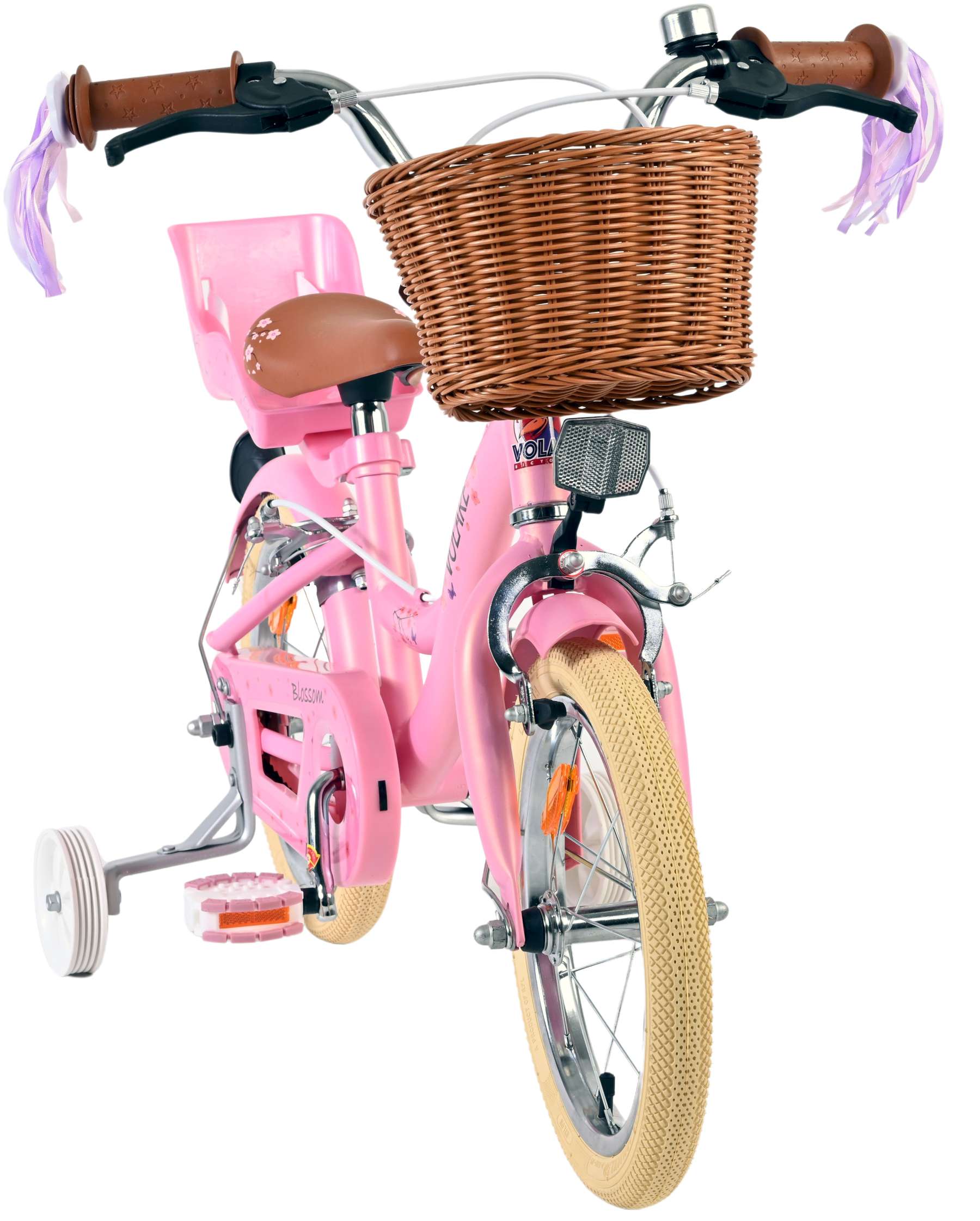 Volare Blossom Kinderfiets - Meisjes - 14 inch - Roze - Twee Handremmen 5 Volare Blossom Kinderfiets - Meisjes - 14 inch - Roze - Twee Handremmen - Afbeelding 5