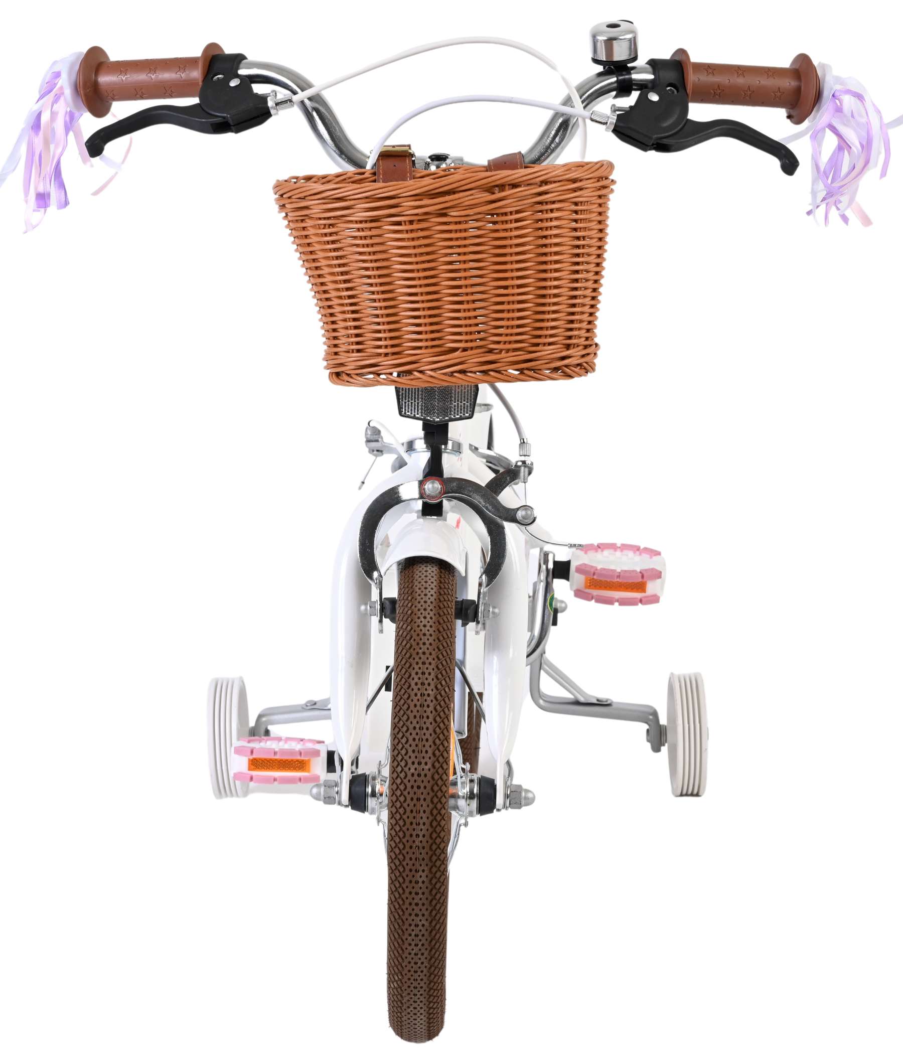Volare Blossom Kinderfiets - Meisjes - 14 inch - Wit - Twee Handremmen 6 Volare Blossom Kinderfiets - Meisjes - 14 inch - Wit - Twee Handremmen - Afbeelding 6