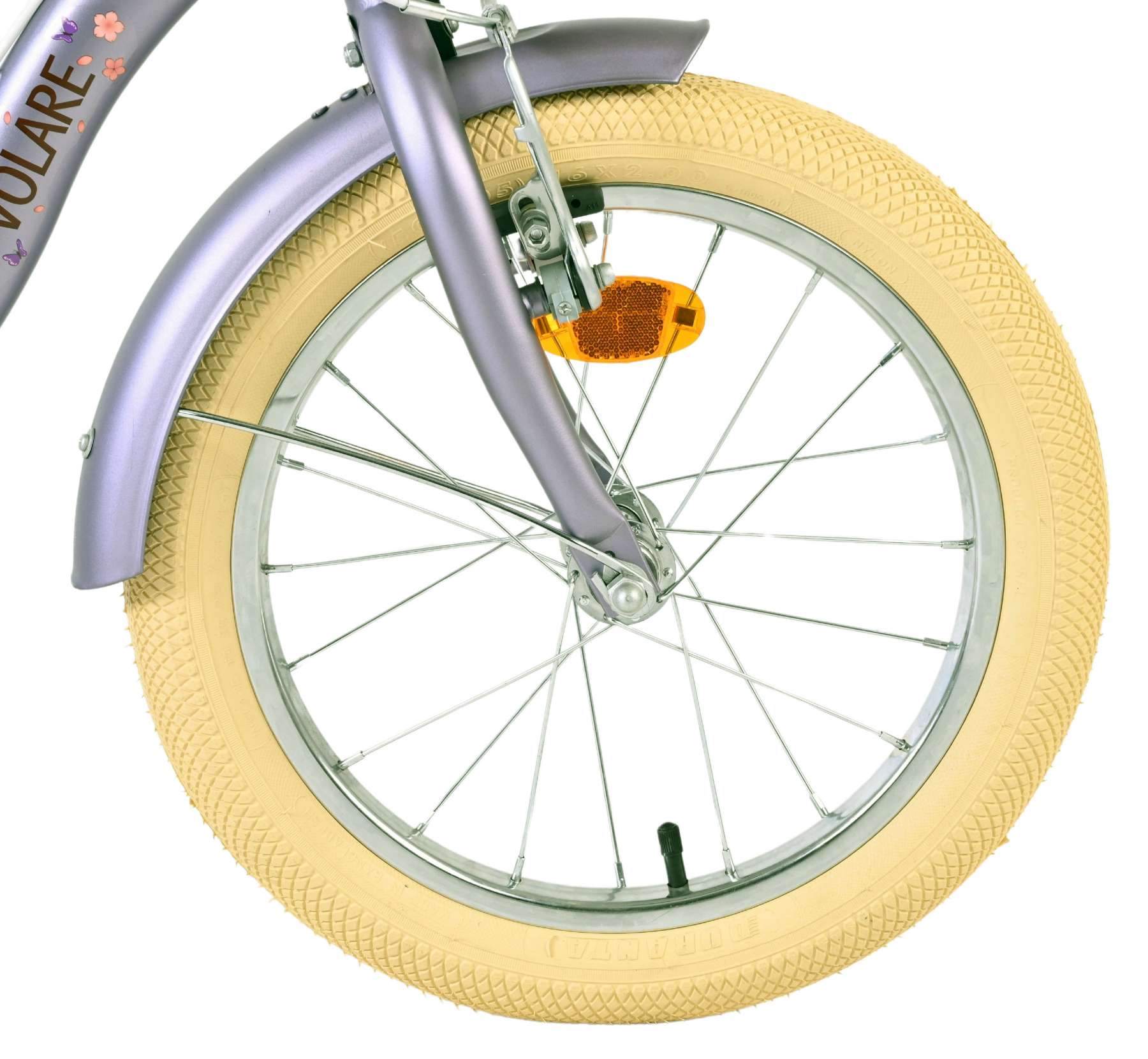 Volare Blossom Kinderfiets - Meisjes - 16 inch - Paars - Twee Handremmen 3 Volare Blossom Kinderfiets - Meisjes - 16 inch - Paars - Twee Handremmen - Afbeelding 3