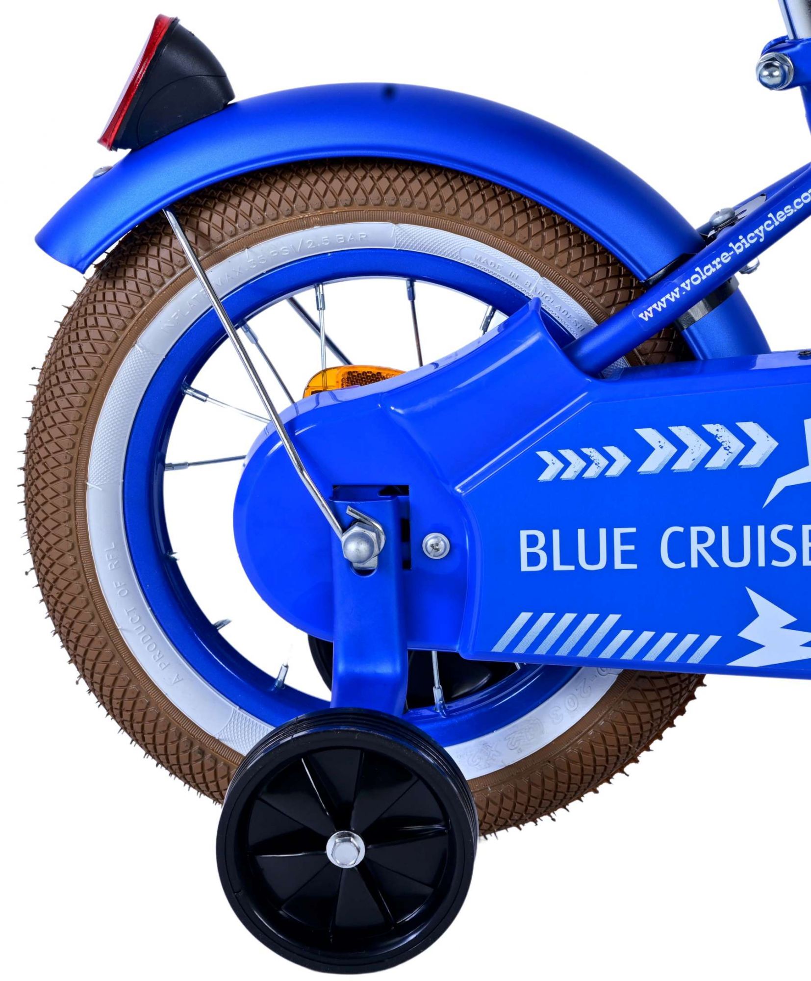 Volare Blue Cruiser Kinderfiets - Jongens - 12 inch - Blauw - 85% afgemonteerd 2 Volare Blue Cruiser Kinderfiets - Jongens - 12 inch - Blauw - 85% afgemonteerd - Afbeelding 2