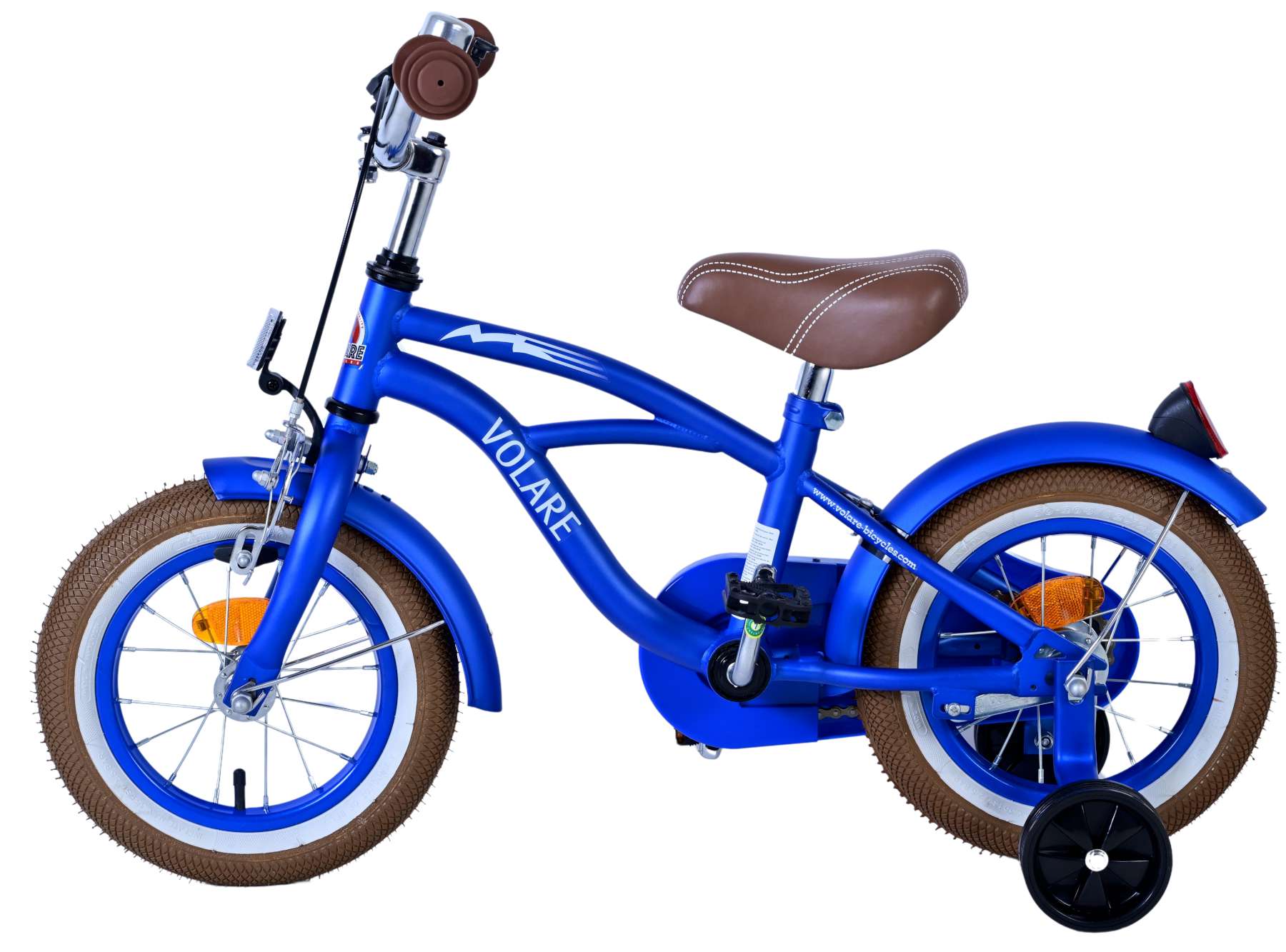 Volare Blue Cruiser Kinderfiets - Jongens - 12 inch - Blauw - 85% afgemonteerd 7 Volare Blue Cruiser Kinderfiets - Jongens - 12 inch - Blauw - 85% afgemonteerd - Afbeelding 7