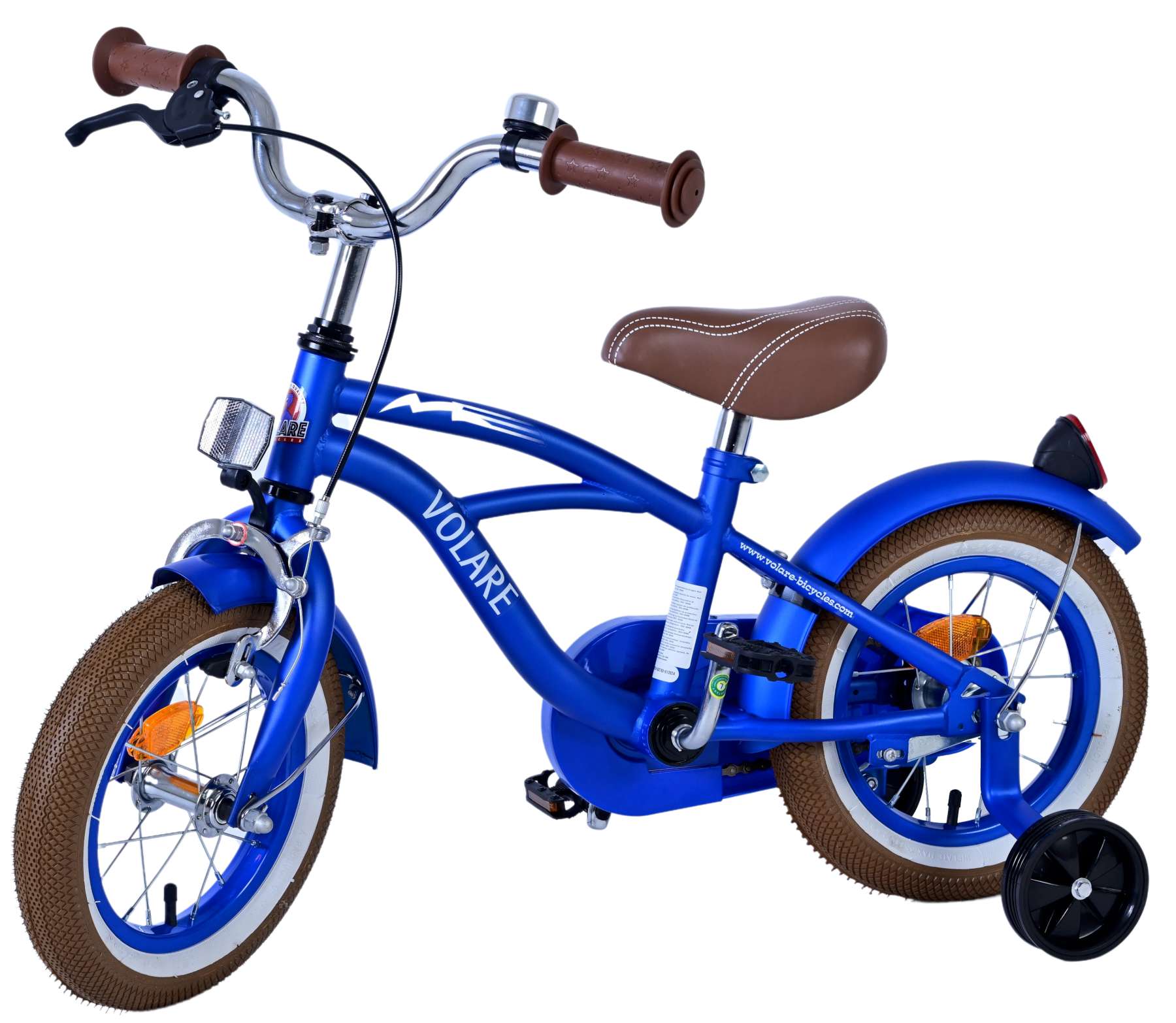 Volare Blue Cruiser Kinderfiets - Jongens - 12 inch - Blauw - 85% afgemonteerd 8 Volare Blue Cruiser Kinderfiets - Jongens - 12 inch - Blauw - 85% afgemonteerd - Afbeelding 8