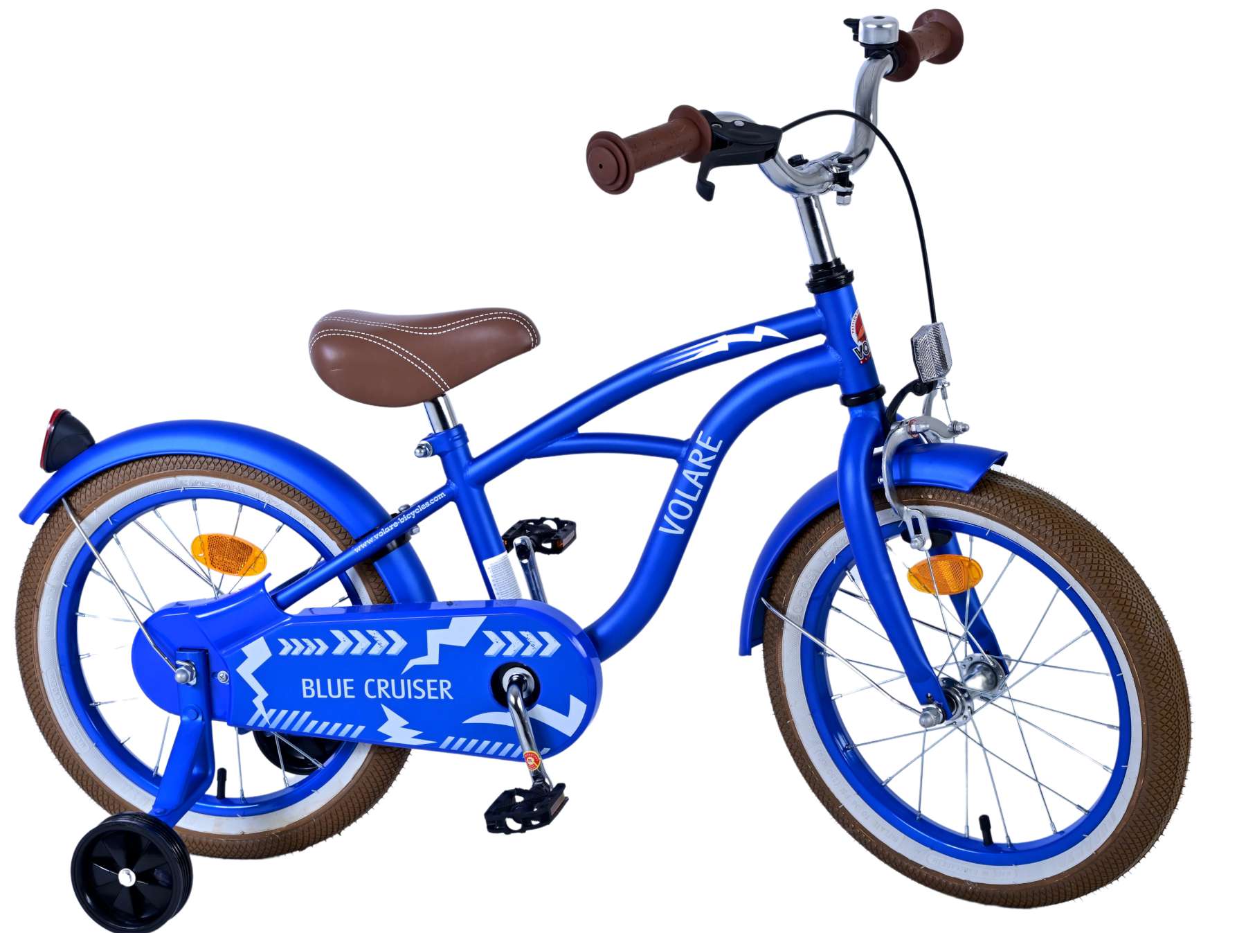 Volare Blue Cruiser Kinderfiets - Jongens - 16 inch - Blauw 11 Volare Blue Cruiser Kinderfiets - Jongens - 16 inch - Blauw - Afbeelding 11