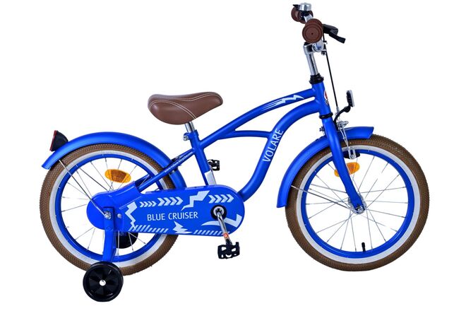 Volare Blue Cruiser Kinderfiets - Jongens - 16 inch - Blauw 1 Volare Blue Cruiser Kinderfiets - Jongens - 16 inch - Blauw