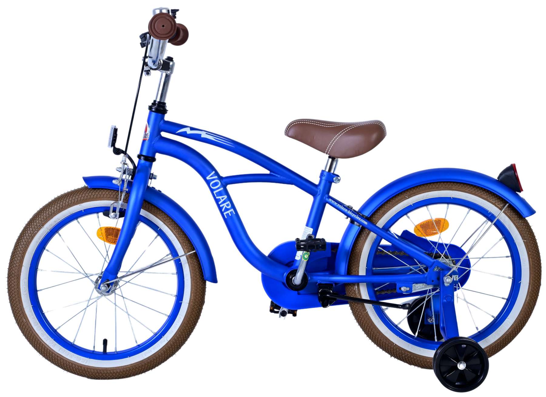 Volare Blue Cruiser Kinderfiets - Jongens - 16 inch - Blauw 7 Volare Blue Cruiser Kinderfiets - Jongens - 16 inch - Blauw - Afbeelding 7