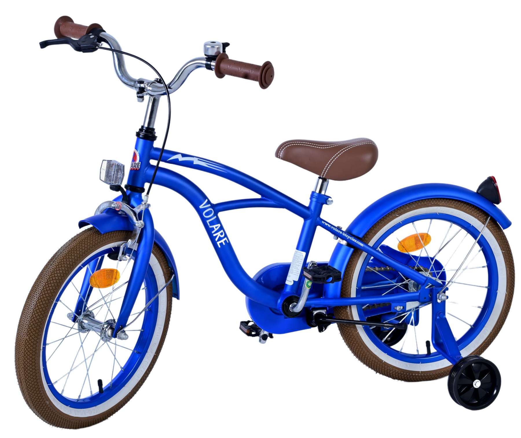 Volare Blue Cruiser Kinderfiets - Jongens - 16 inch - Blauw 8 Volare Blue Cruiser Kinderfiets - Jongens - 16 inch - Blauw - Afbeelding 8