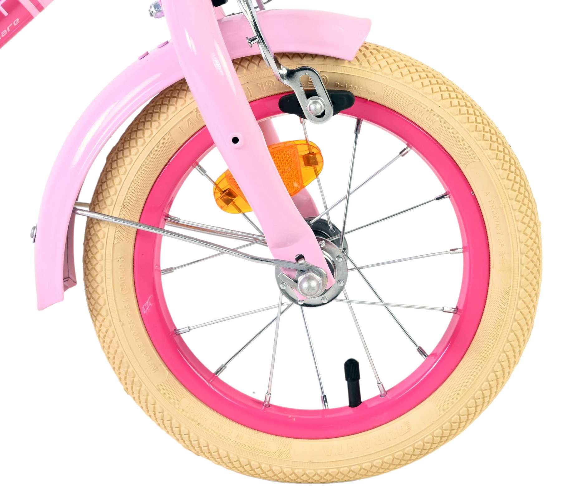 Volare Excellent Kinderfiets - Meisjes - 12 inch - Roze 3 Volare Excellent Kinderfiets - Meisjes - 12 inch - Roze - Afbeelding 3