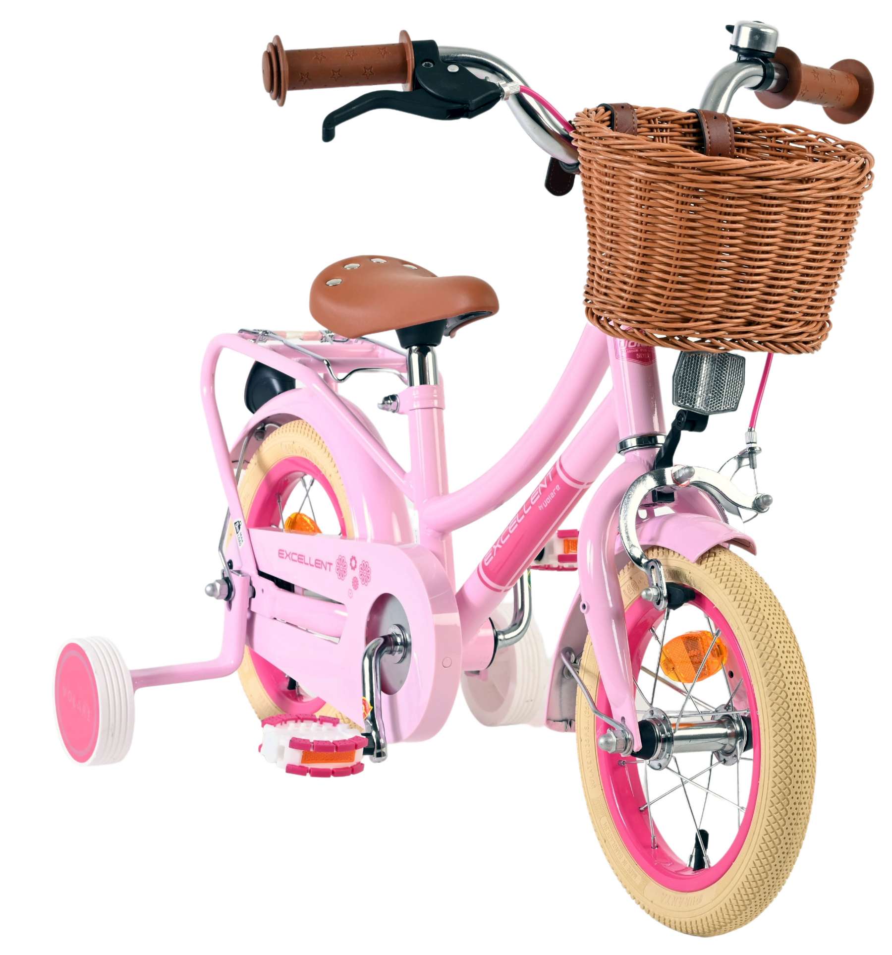 Volare Excellent Kinderfiets - Meisjes - 12 inch - Roze 5 Volare Excellent Kinderfiets - Meisjes - 12 inch - Roze - Afbeelding 5