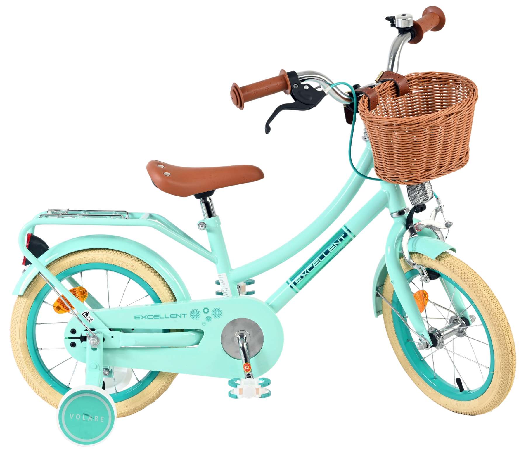 Volare Excellent Kinderfiets - Meisjes - 14 inch - Groen 10 Volare Excellent Kinderfiets - Meisjes - 14 inch - Groen - Afbeelding 10