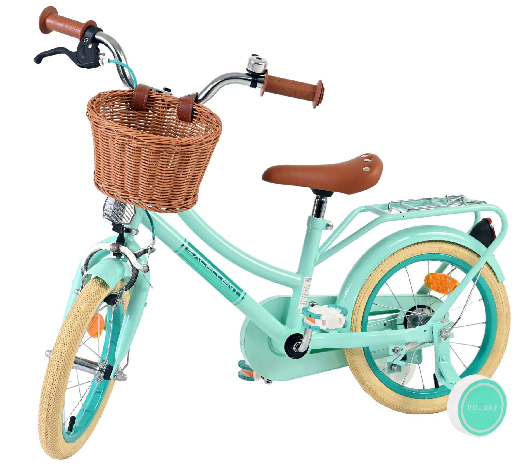 Volare Excellent Kinderfiets - Meisjes - 14 inch - Groen 8 Volare Excellent Kinderfiets - Meisjes - 14 inch - Groen - Afbeelding 8