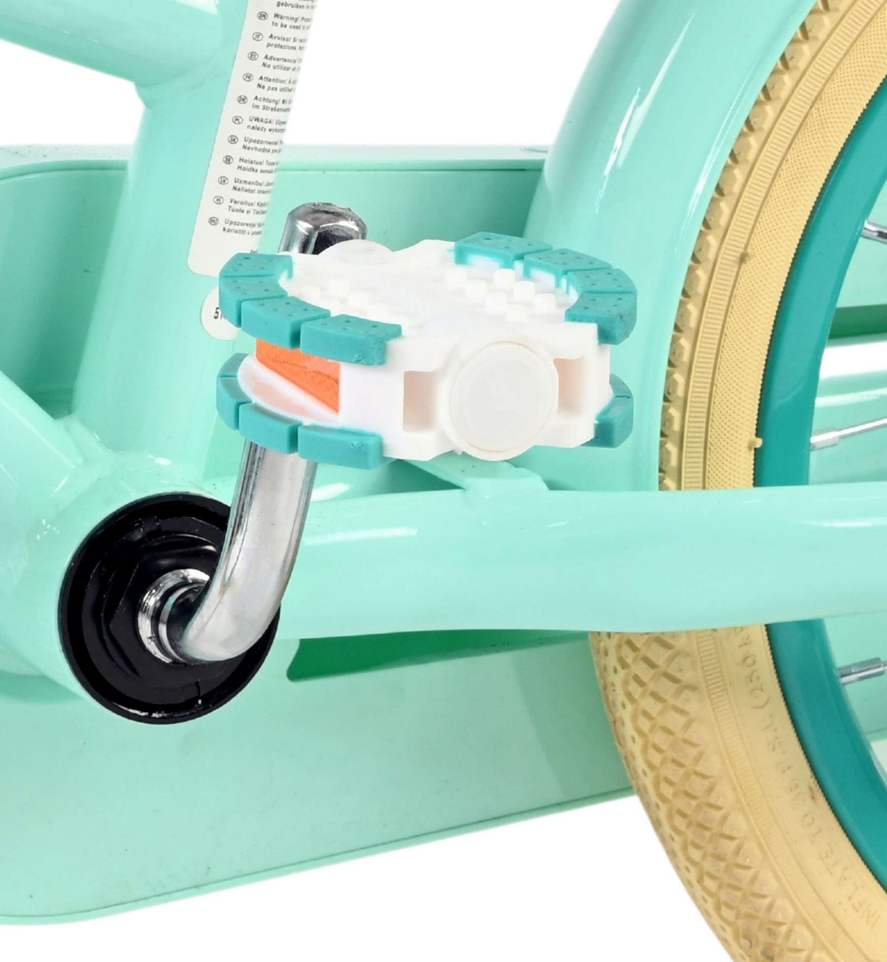 Volare Excellent Kinderfiets - Meisjes - 14 inch - Groen 9 Volare Excellent Kinderfiets - Meisjes - 14 inch - Groen - Afbeelding 9