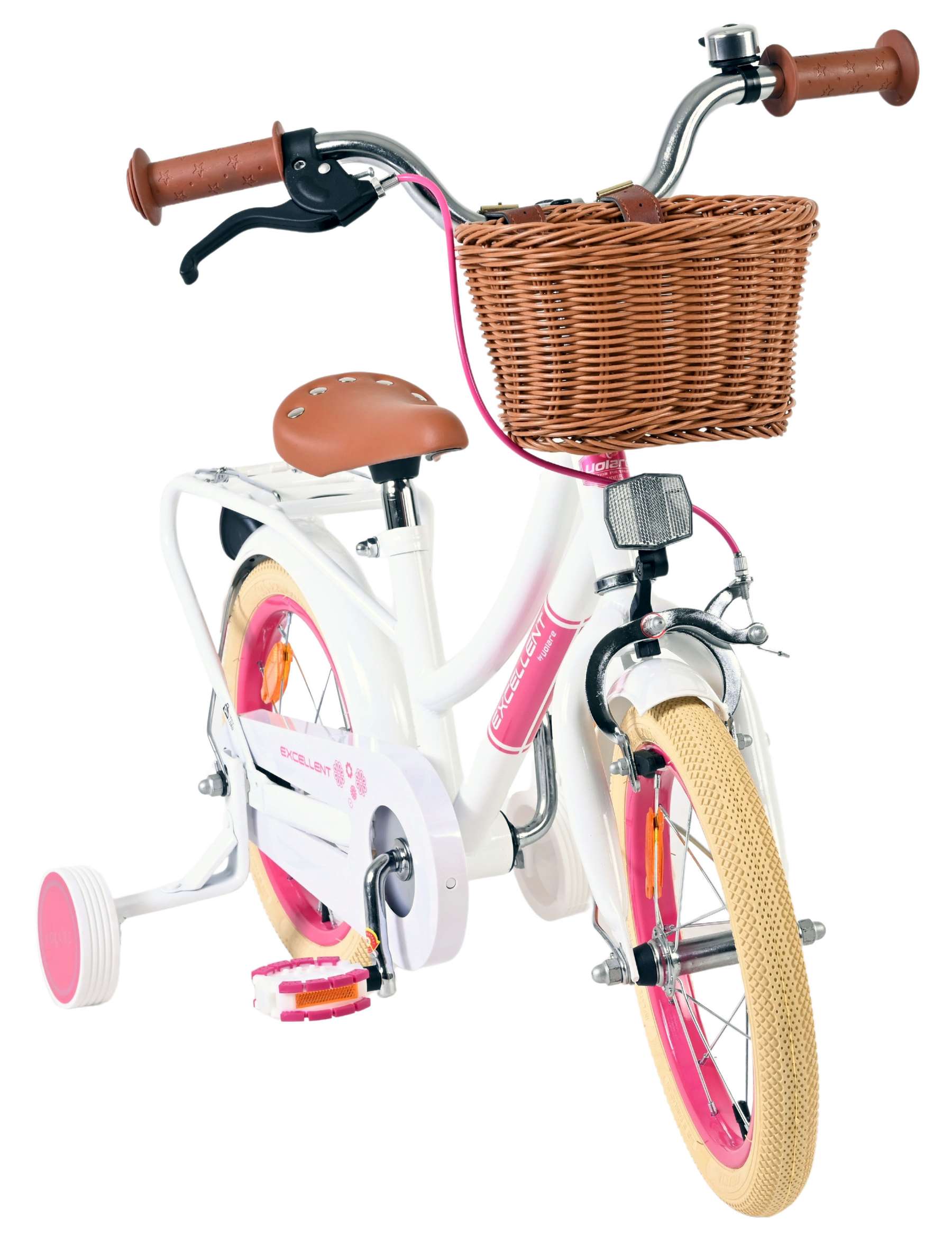 Volare Excellent Kinderfiets - Meisjes - 14 inch - Wit 5 Volare Excellent Kinderfiets - Meisjes - 14 inch - Wit - Afbeelding 5