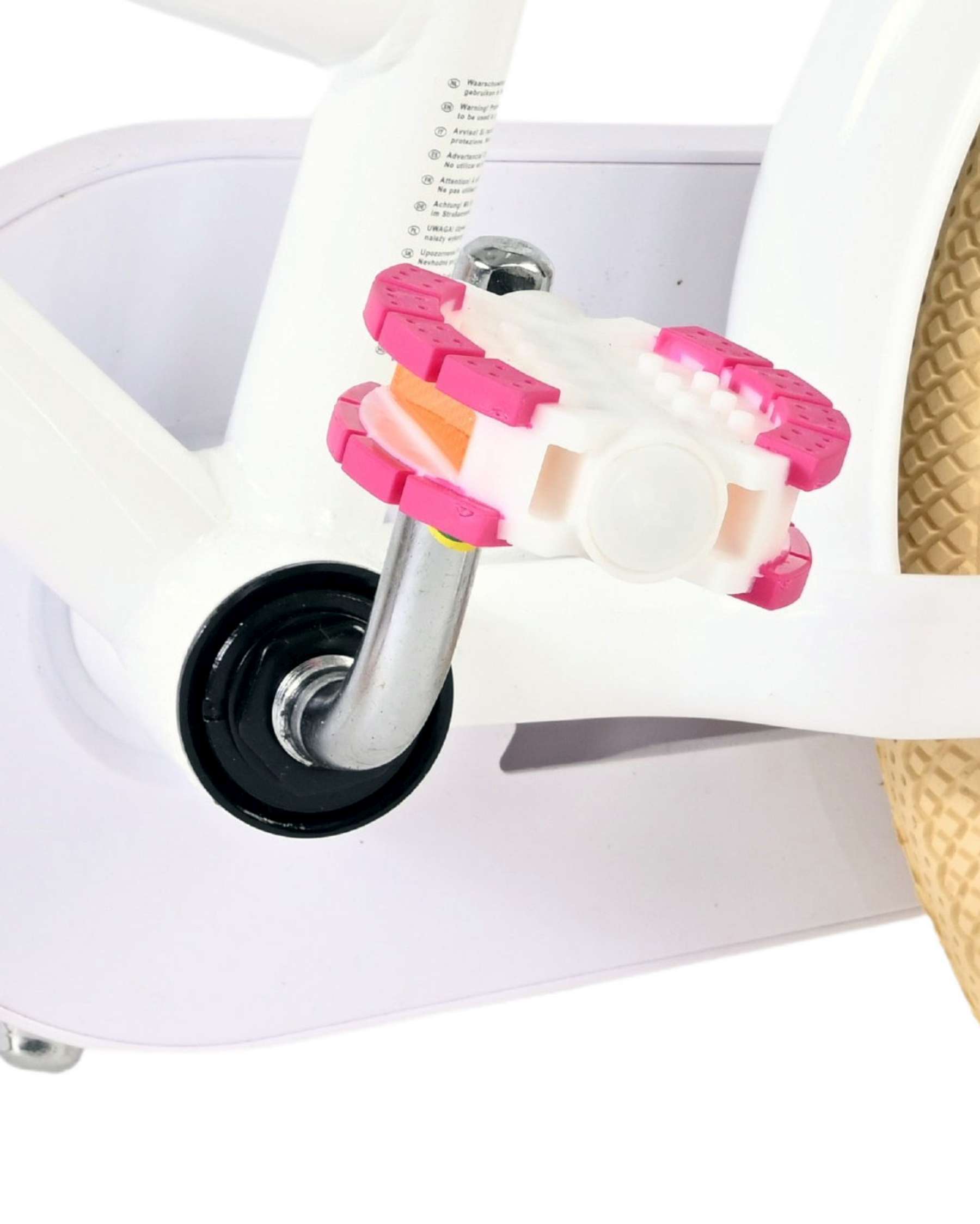 Volare Excellent Kinderfiets - Meisjes - 14 inch - Wit 9 Volare Excellent Kinderfiets - Meisjes - 14 inch - Wit - Afbeelding 9