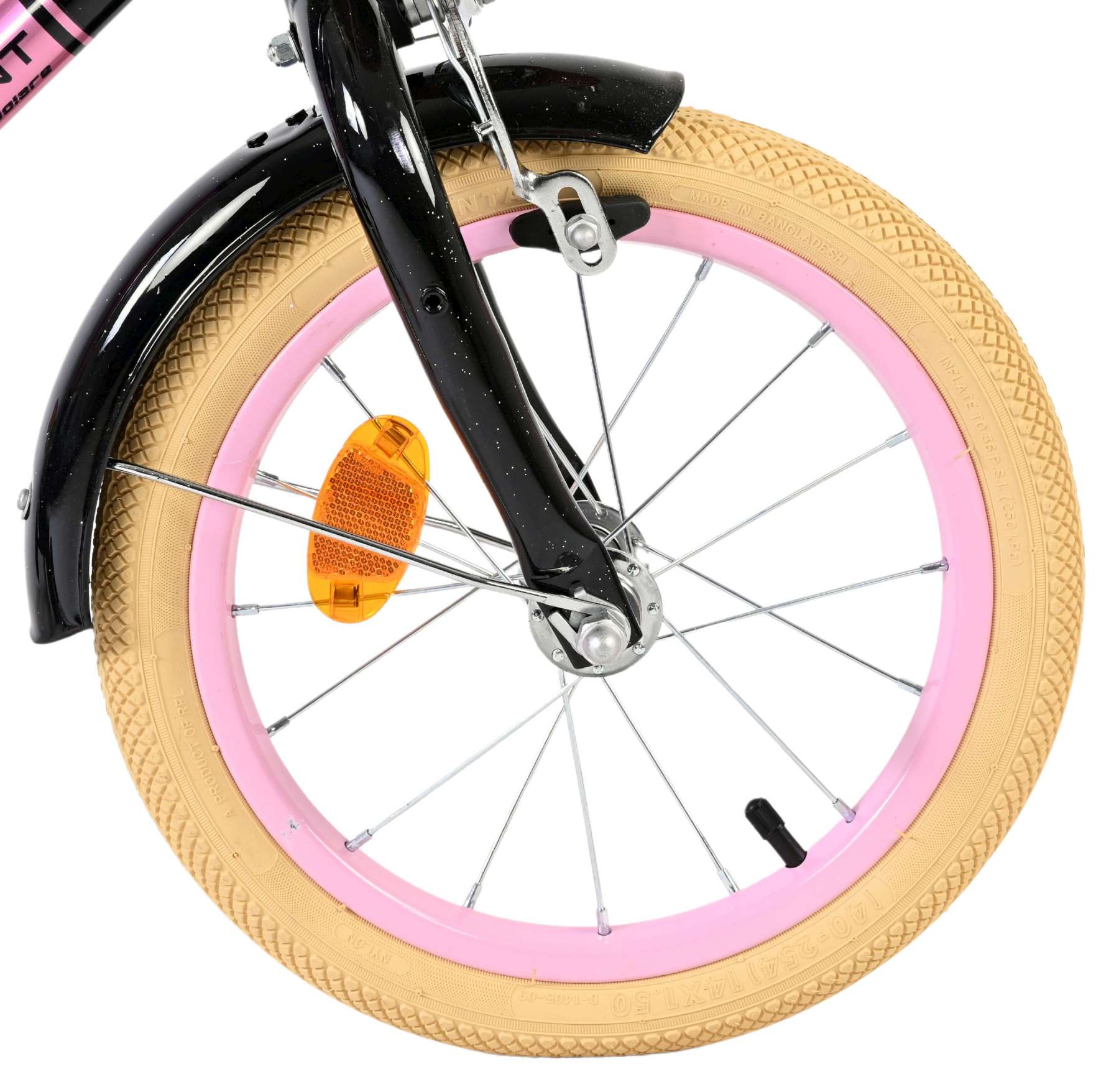 Volare Excellent Kinderfiets - Meisjes - 14 inch - Zwart 3 Volare Excellent Kinderfiets - Meisjes - 14 inch - Zwart - Afbeelding 3