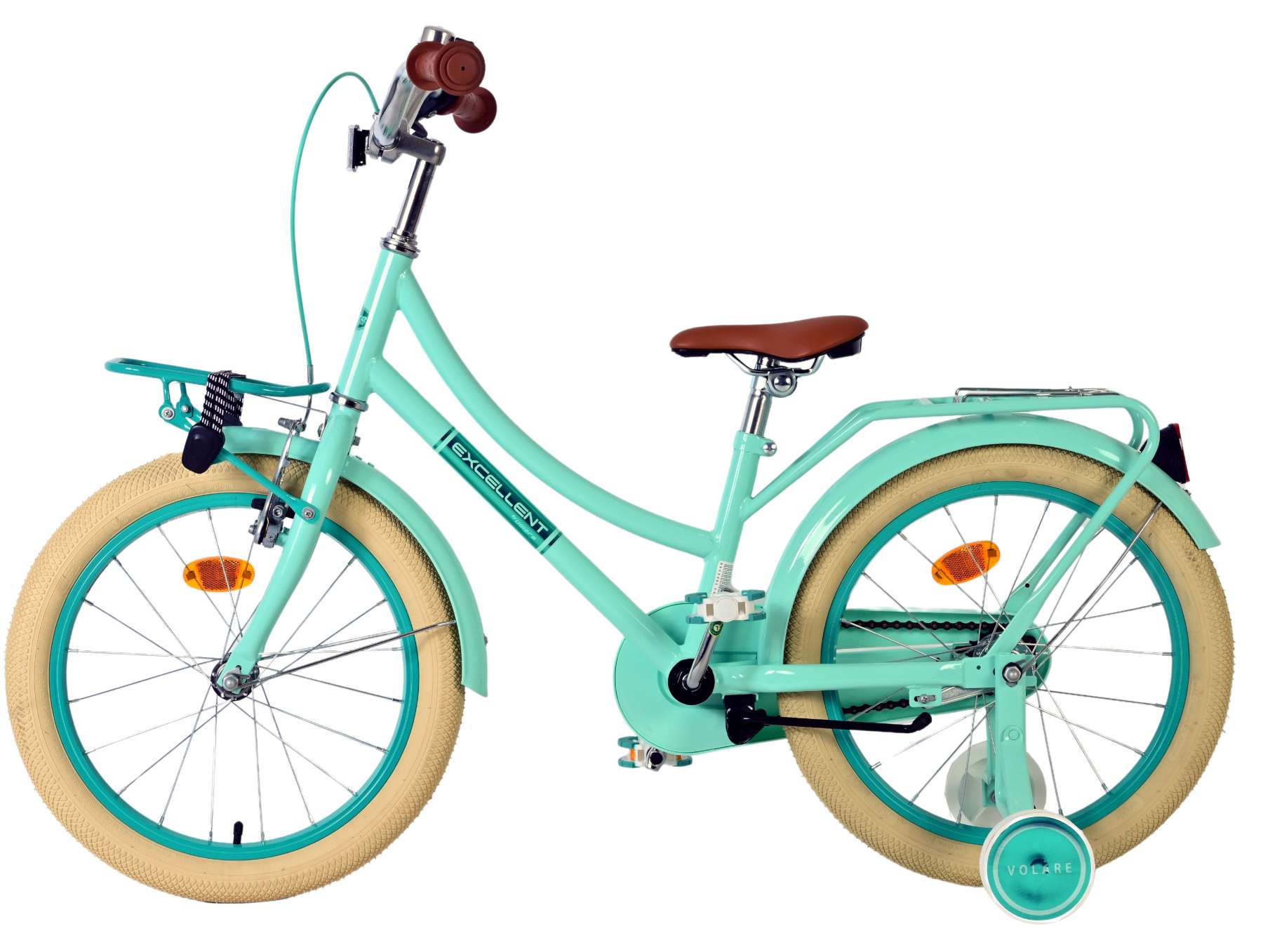 Volare Excellent Kinderfiets - Meisjes - 18 inch - Groen 7 Volare Excellent Kinderfiets - Meisjes - 18 inch - Groen - Afbeelding 7