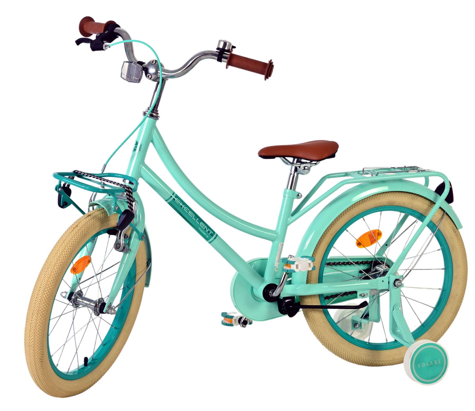 Volare Excellent Kinderfiets - Meisjes - 18 inch - Groen 8 Volare Excellent Kinderfiets - Meisjes - 18 inch - Groen - Afbeelding 8