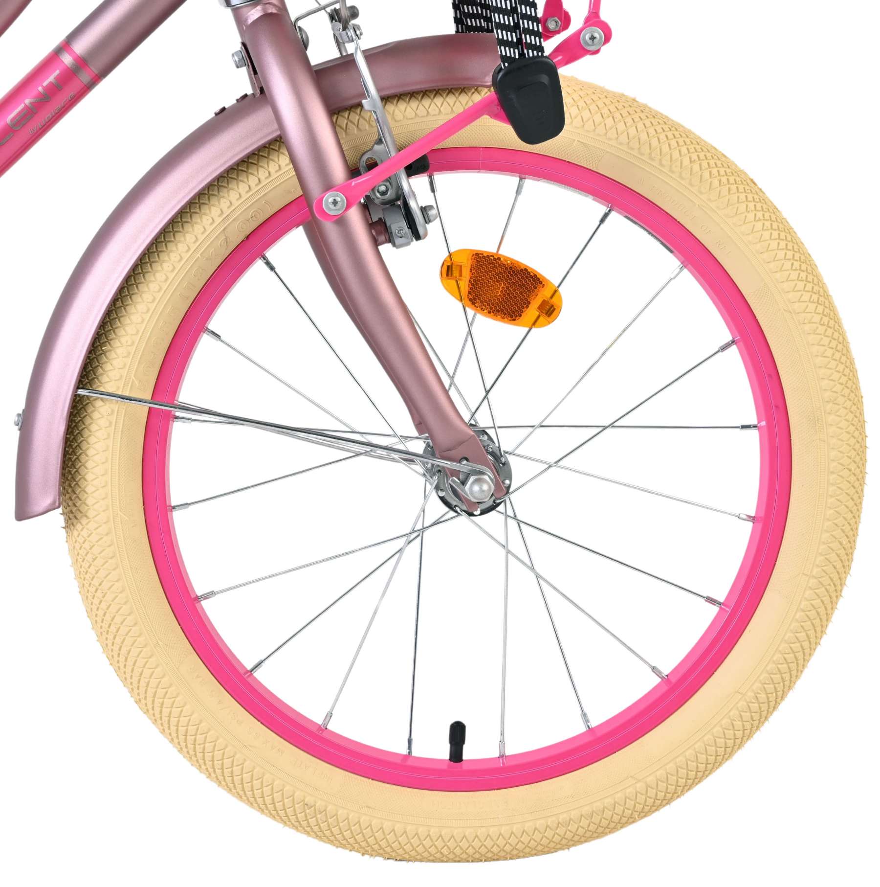 Volare Excellent Kinderfiets - Meisjes - 18 inch - Mat Roze 3 Volare Excellent Kinderfiets - Meisjes - 18 inch - Mat Roze - Afbeelding 3