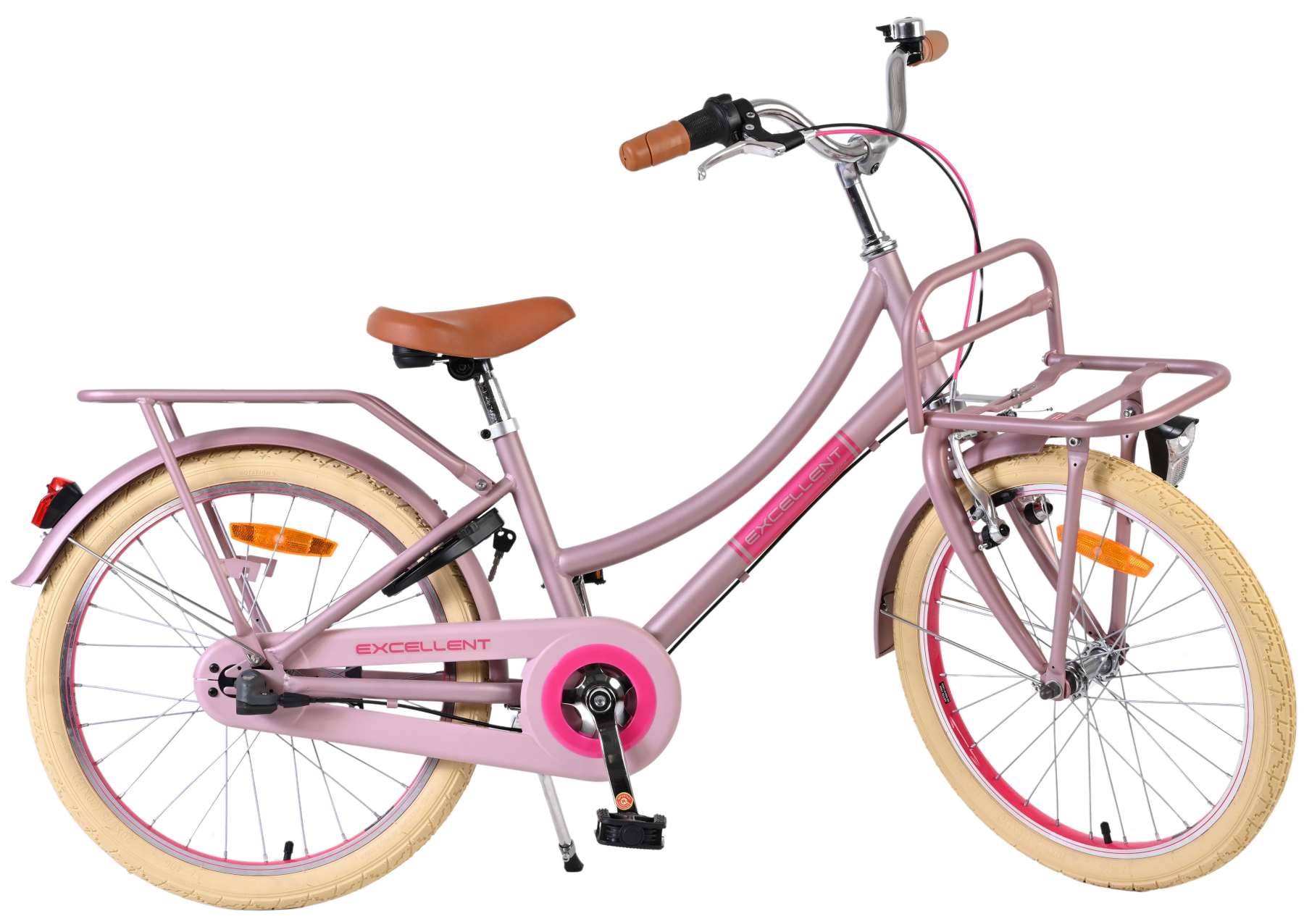 Volare Excellent Kinderfiets - Meisjes - 20 inch - Mat Roze - 3 versnellingen 11 Volare Excellent Kinderfiets - Meisjes - 20 inch - Mat Roze - 3 versnellingen - Afbeelding 11