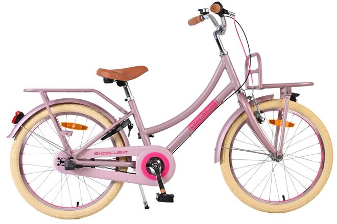 Volare Excellent Kinderfiets - Meisjes - 20 inch - Mat Roze - 3 versnellingen 1 Volare Excellent Kinderfiets - Meisjes - 20 inch - Mat Roze - 3 versnellingen