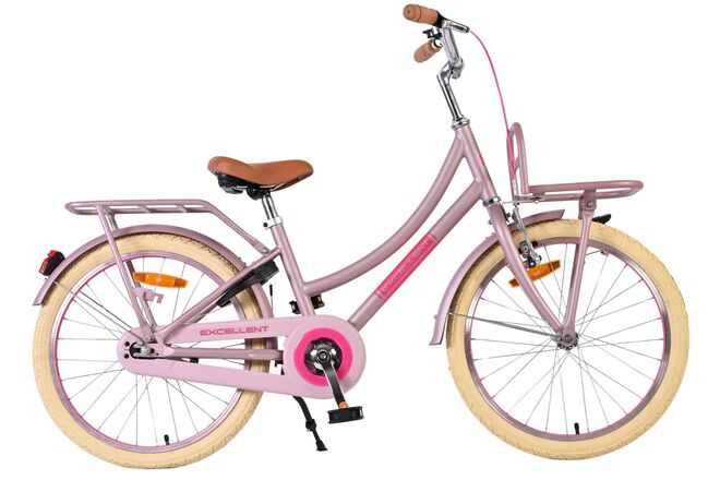 Volare Excellent Kinderfiets - Meisjes - 20 inch - Mat Roze 1 Volare Excellent Kinderfiets - Meisjes - 20 inch - Mat Roze